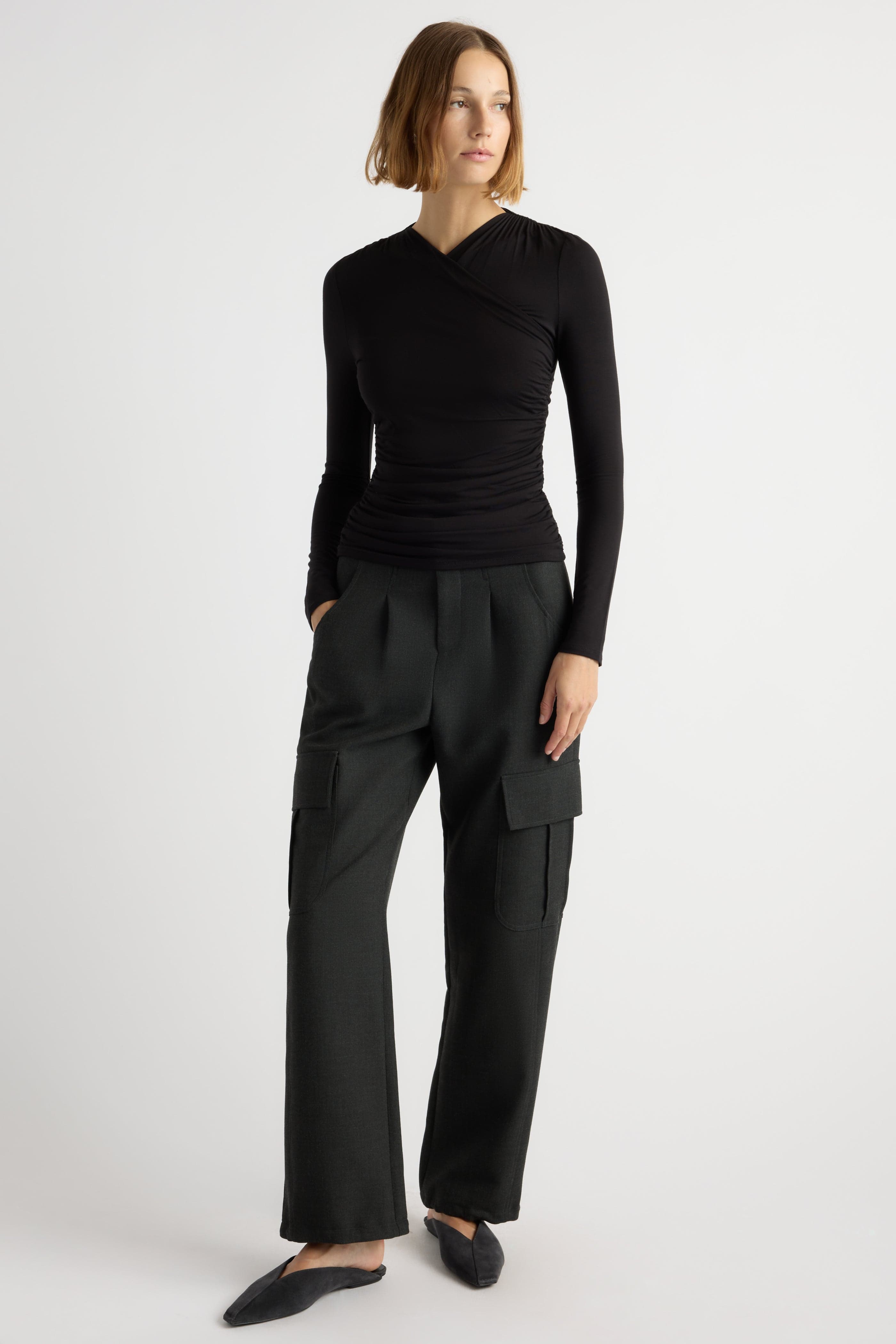 Lynda Tailored Utility Pant
