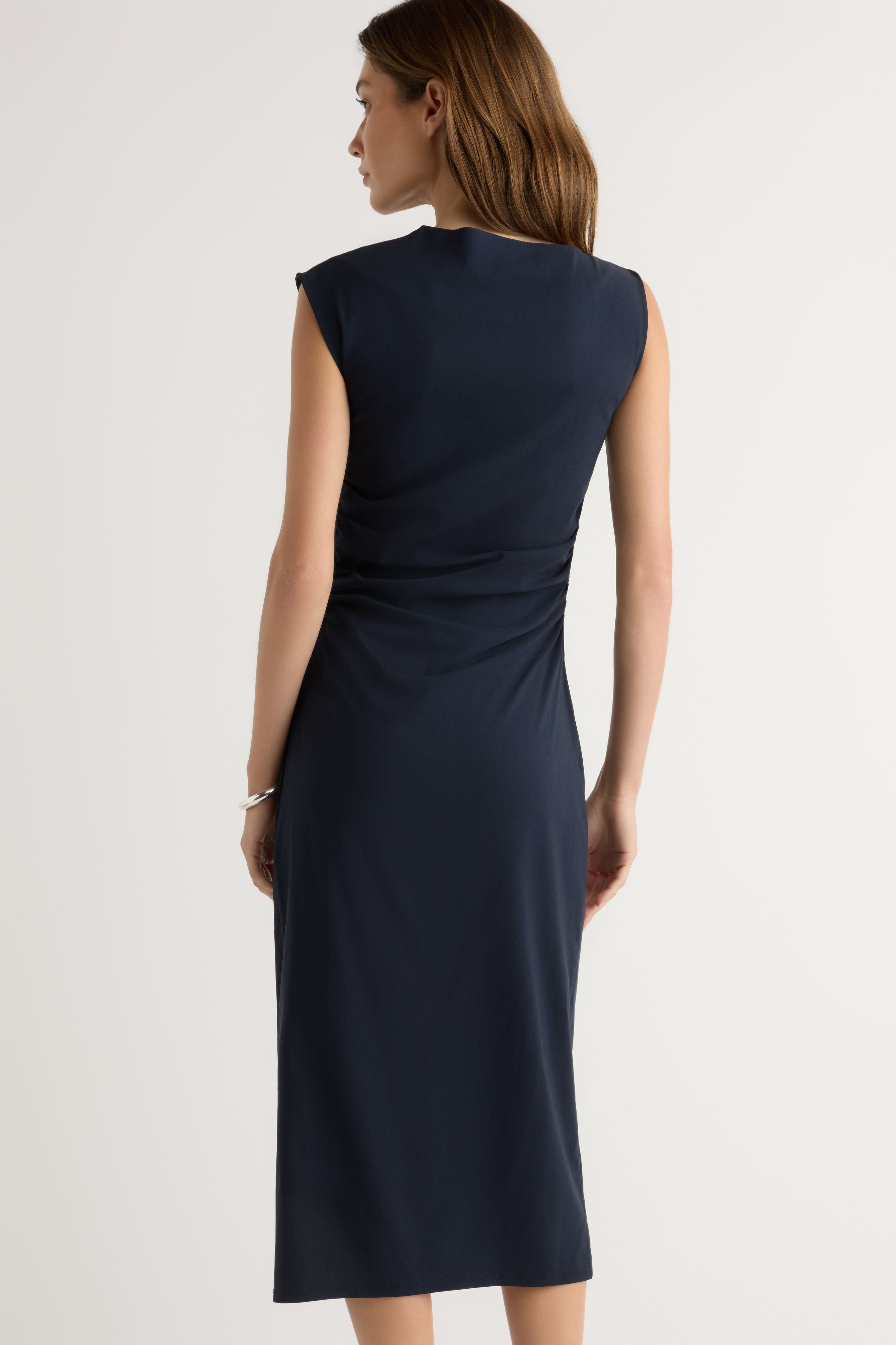 Manon Navy Dress at Modern Citizen | Work-to-Evening Style