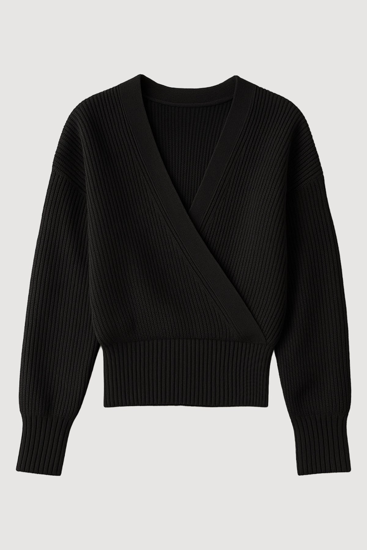 Maren Cropped V-Neck Sweater