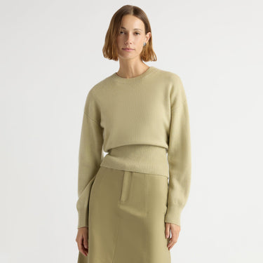 Mali | Marielle Wool-Cashmere Blouson Sweater in Size Small