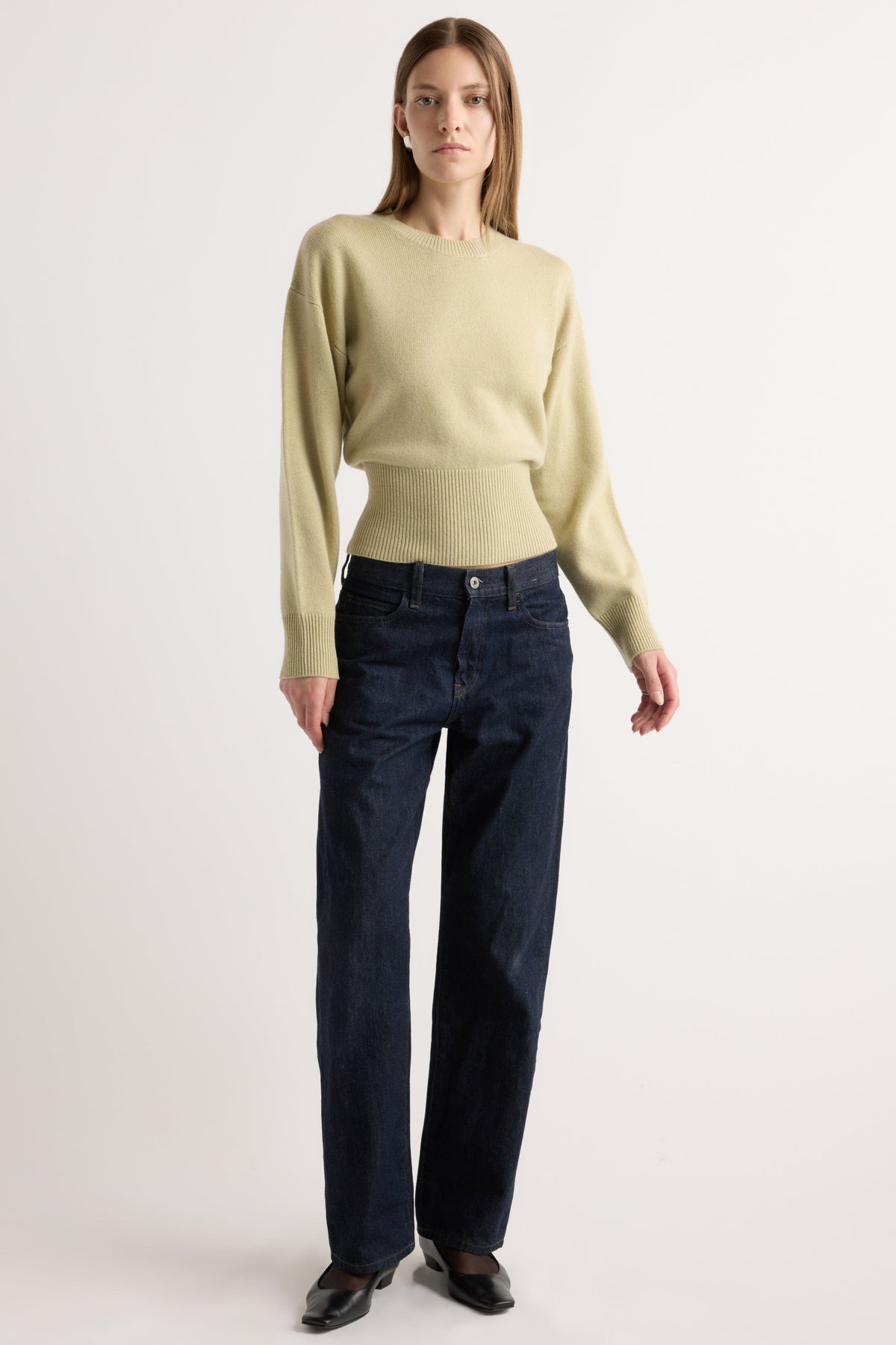 Marielle Wool-Cashmere Blouson Sweater