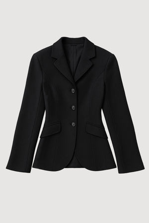 Marina Wool-Blend Sculpted Blazer