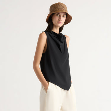 Karolina | Marjorie Asymmetric-Hem Tee in Size Extra Small