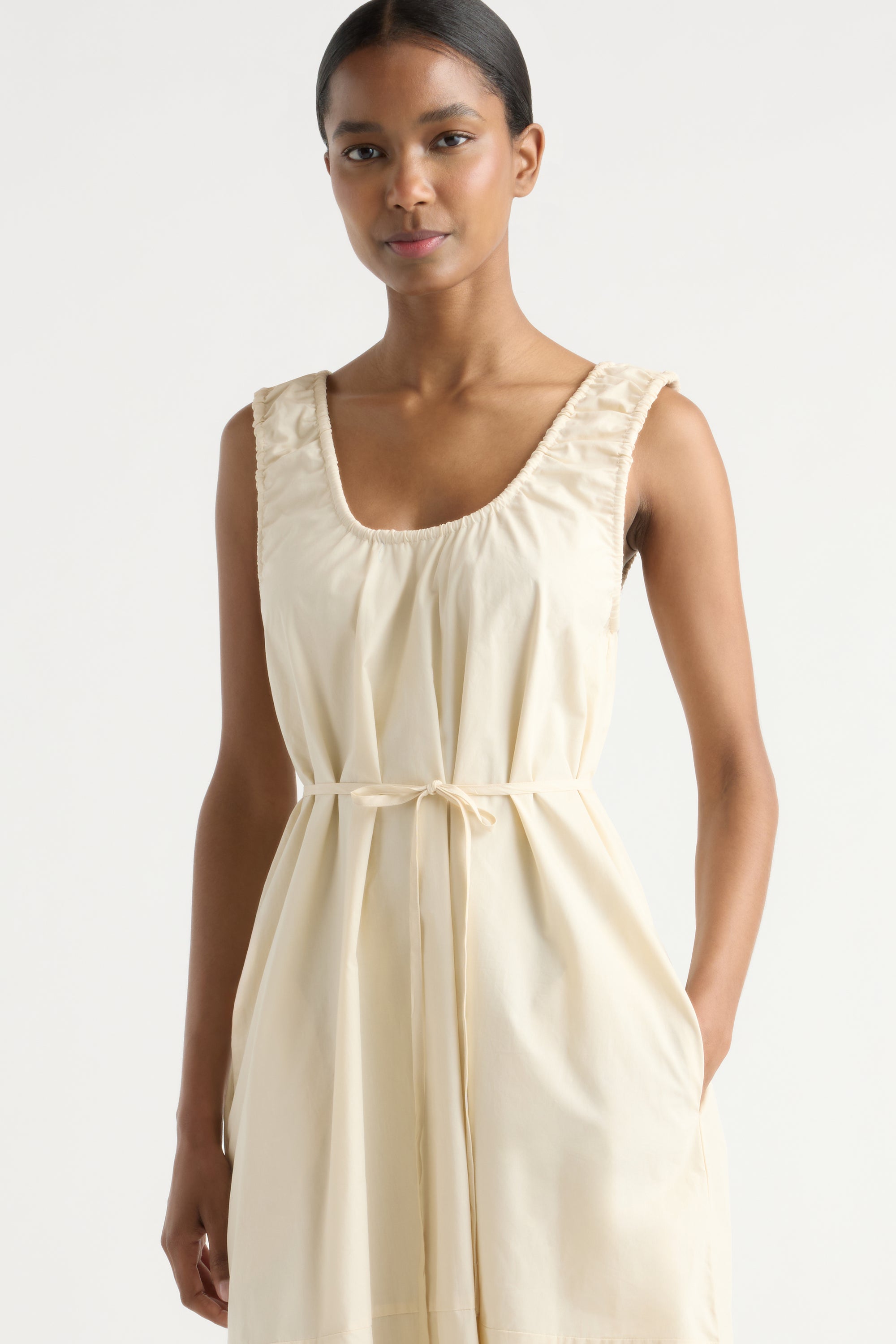 Midori Organic Cotton U-Neck Dress