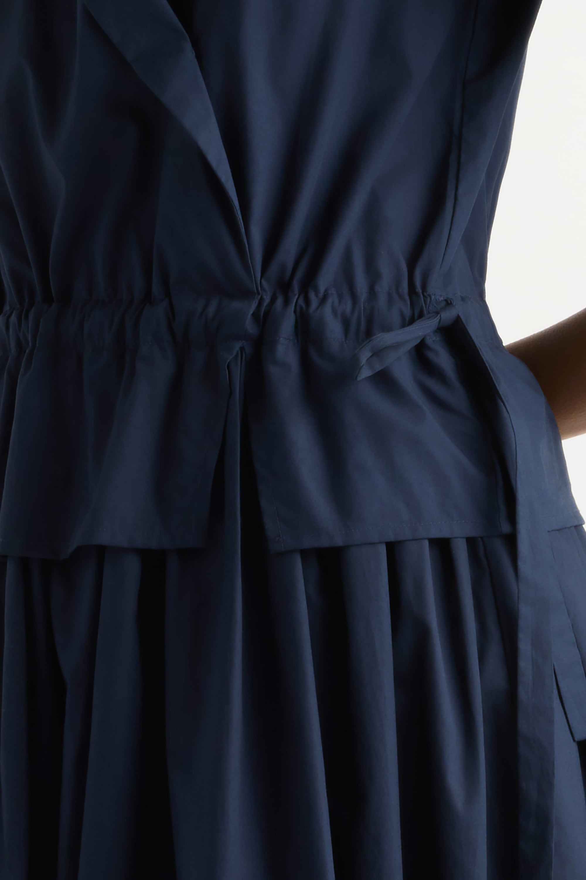 collared wrap shirt dress Principles Women's Stripe Wrap Collared Shirt Dress in Blue | Size: 14