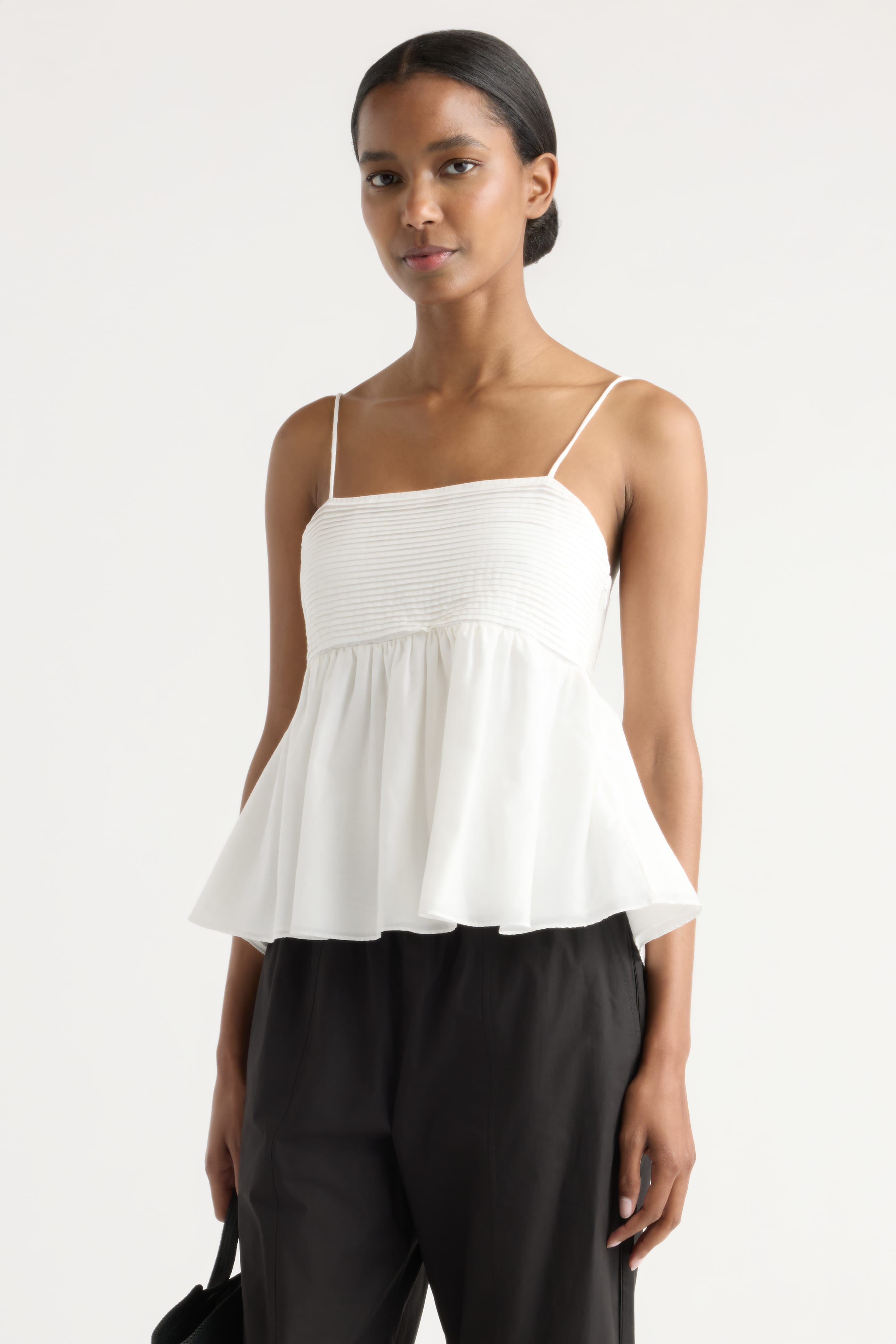 Molly Pintuck Cotton-Silk Top