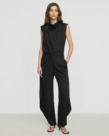Renée | Momo Flowy Barrel-Leg Pant in Size Small