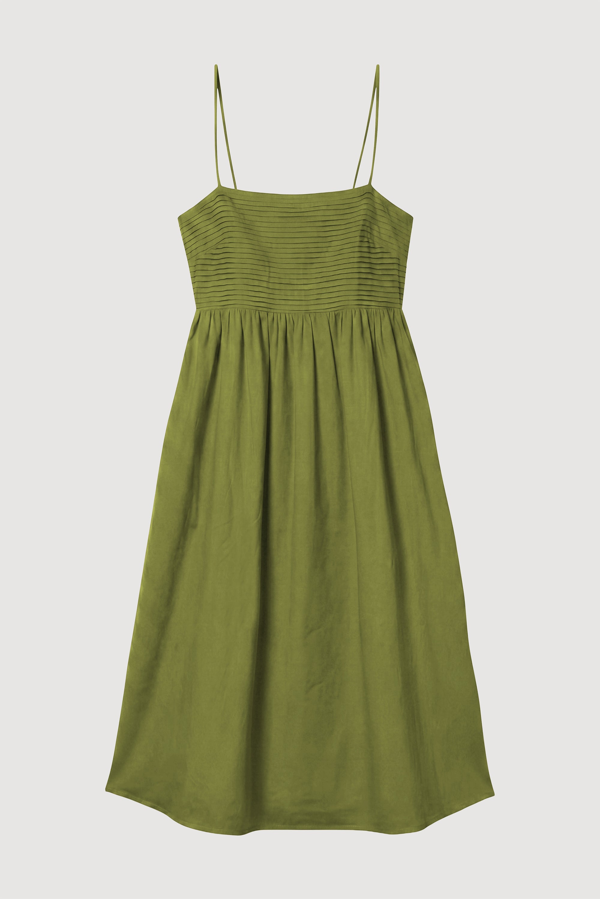 pintuck cotton dress Teal Cotton Pintuck Tie Strap Maxi Dress  PinkBlush