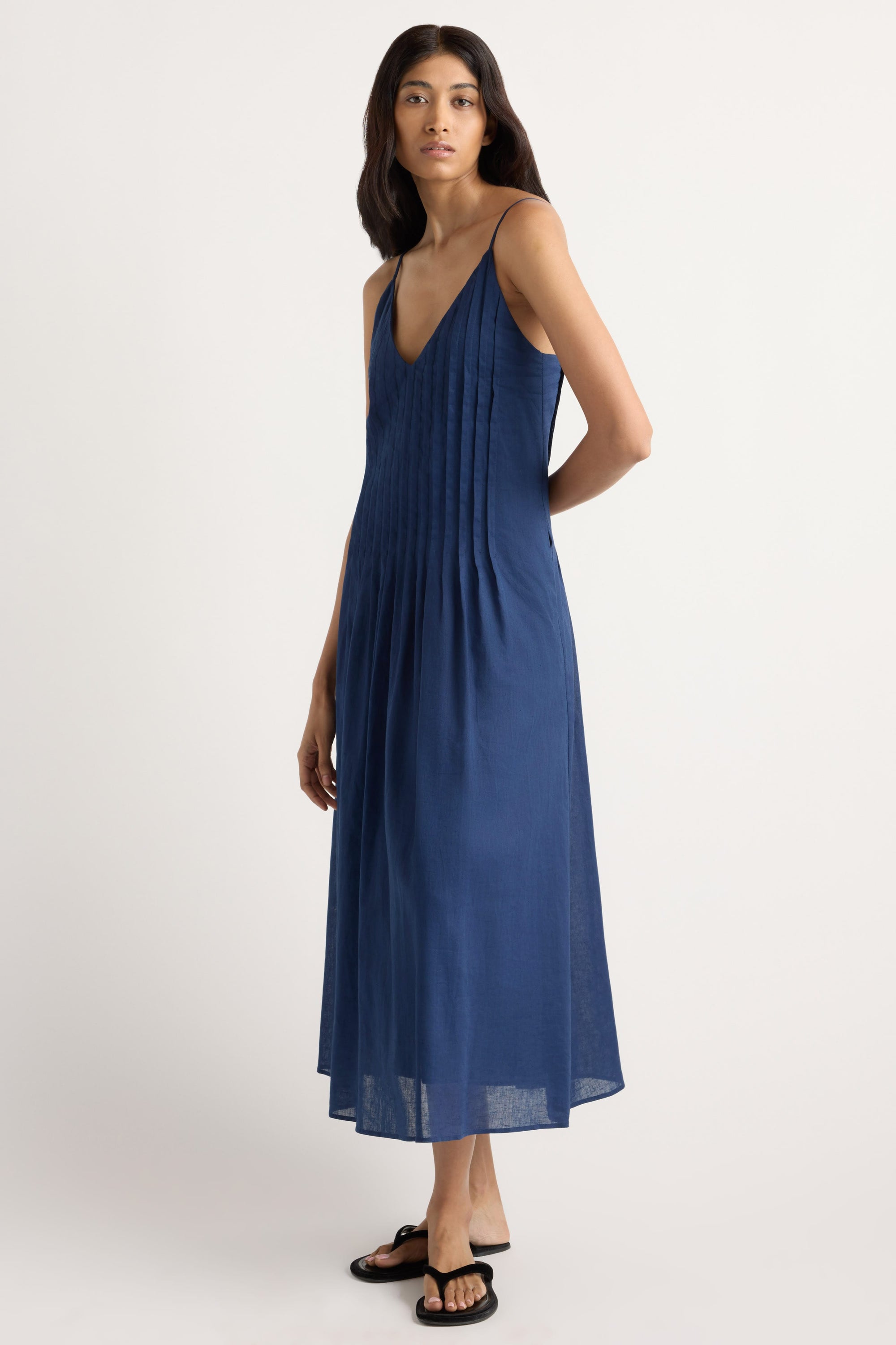 pleated linen dress Women's Cotton Linen Midi Dress Summer Cap Sleeve Pleated Dresses Loose Fit  Crew Neck Casual Dress for Women Coffee at Amazon Women's Clothing store