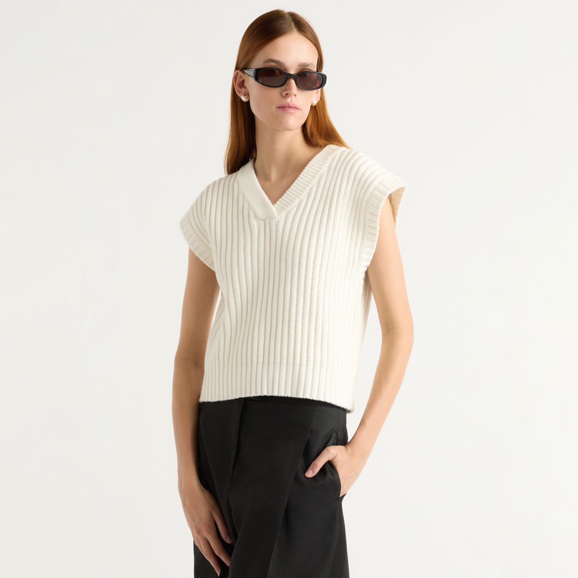 Nicola Organic Cotton Sweater Vest
