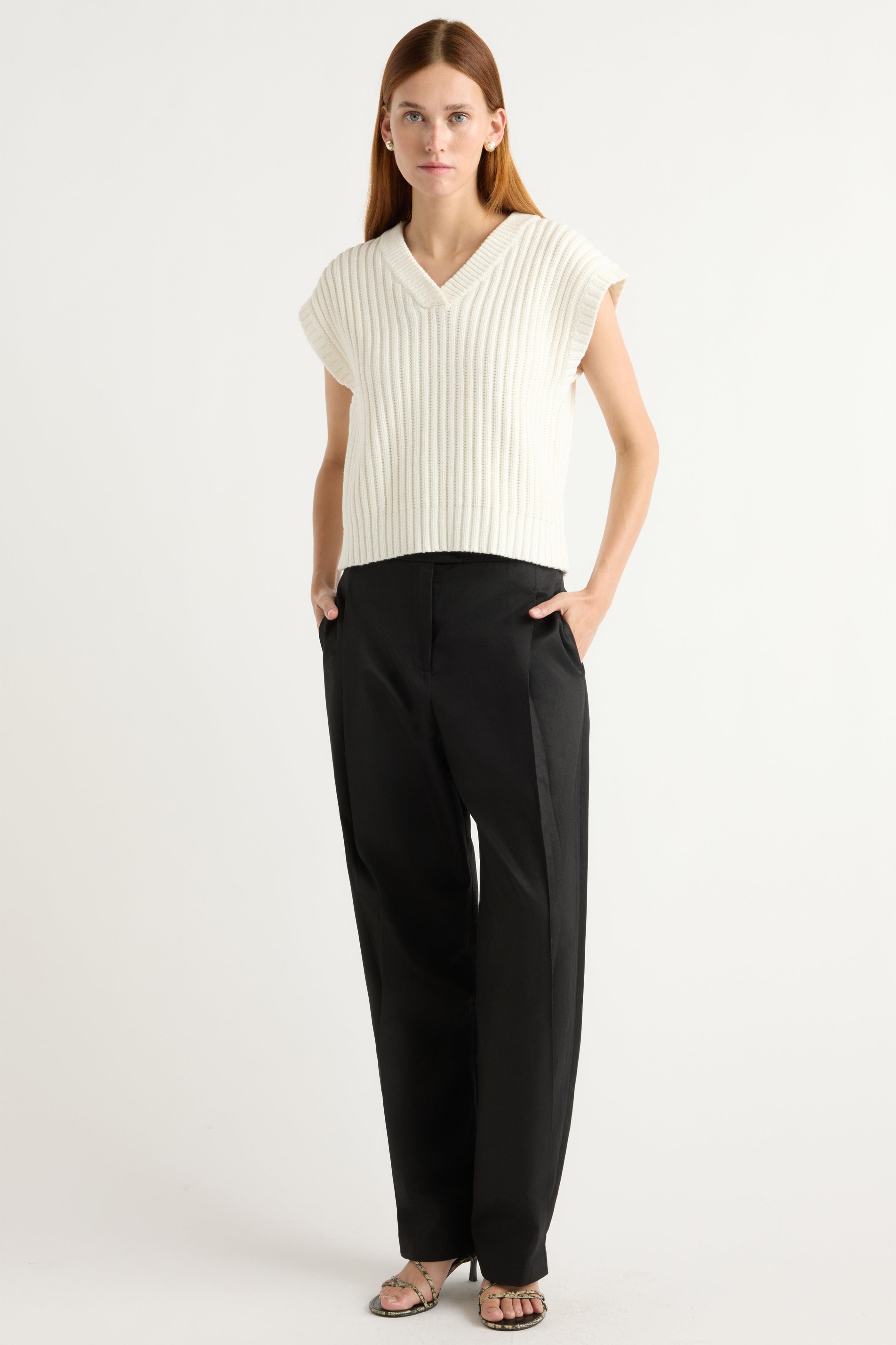 Nicola Organic Cotton Sweater Vest