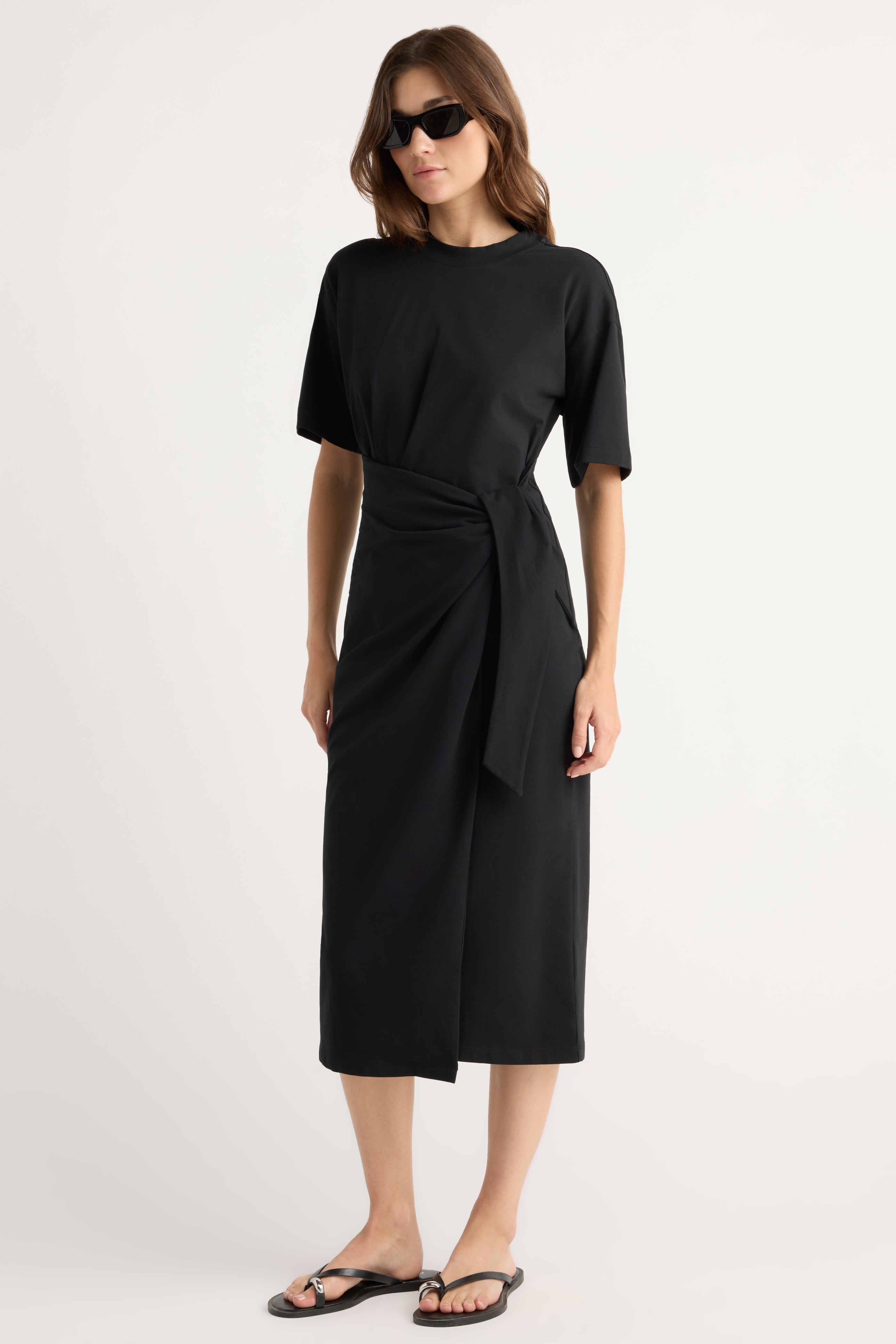 Noa Organic Cotton T-Shirt Wrap Dress