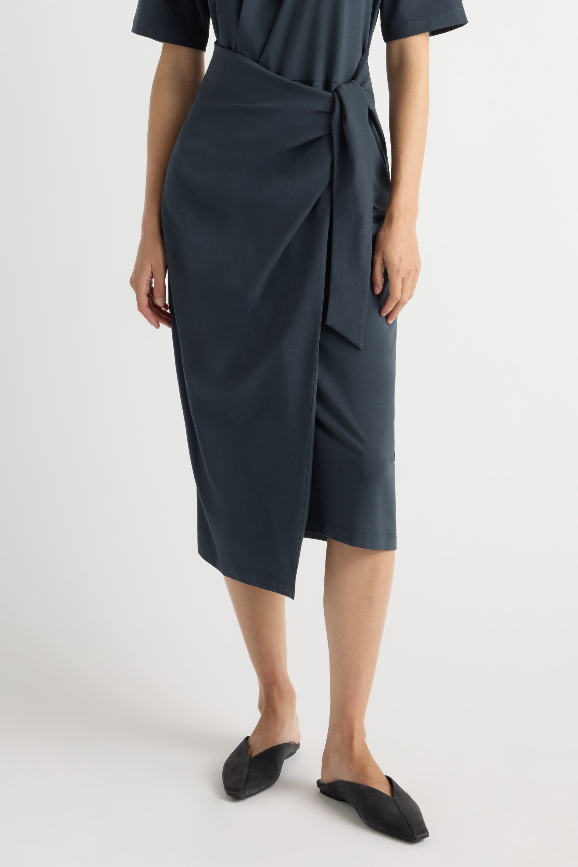 modern citizen noa dress Noa Organic Cotton T-Shirt Wrap Dress (Petite)