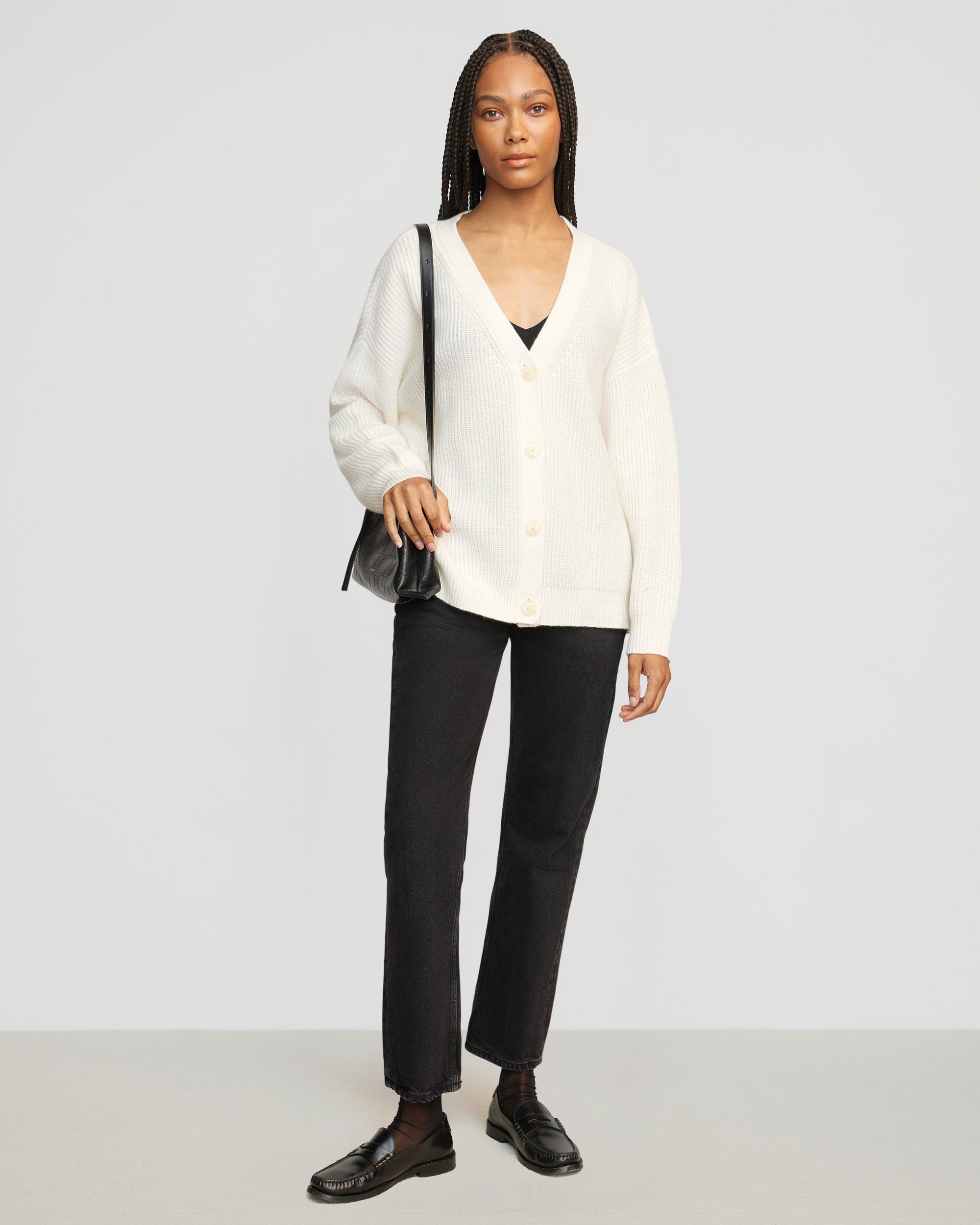 Ola Oversized Cashmere Cardigan