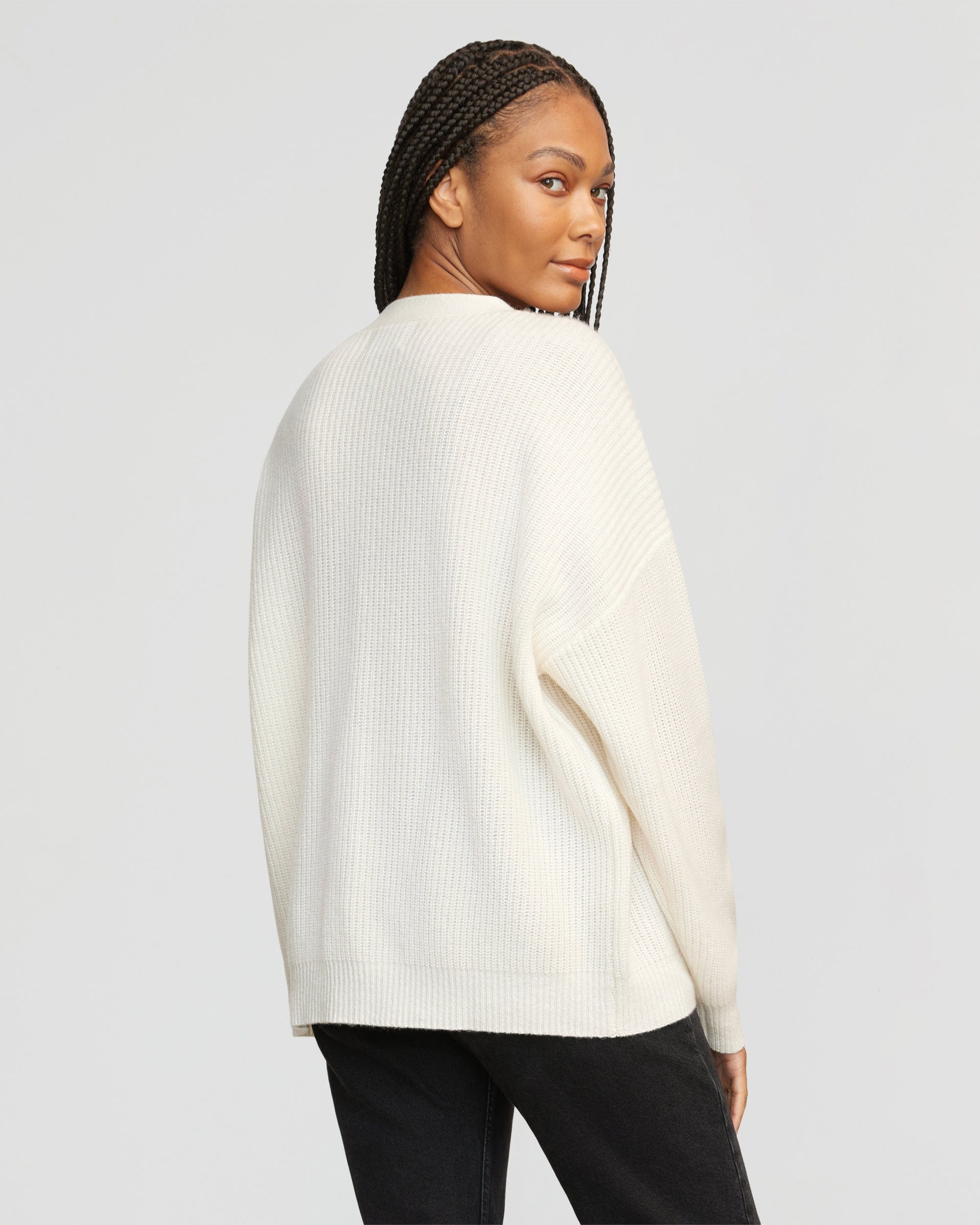 Ola Oversized Cashmere Cardigan