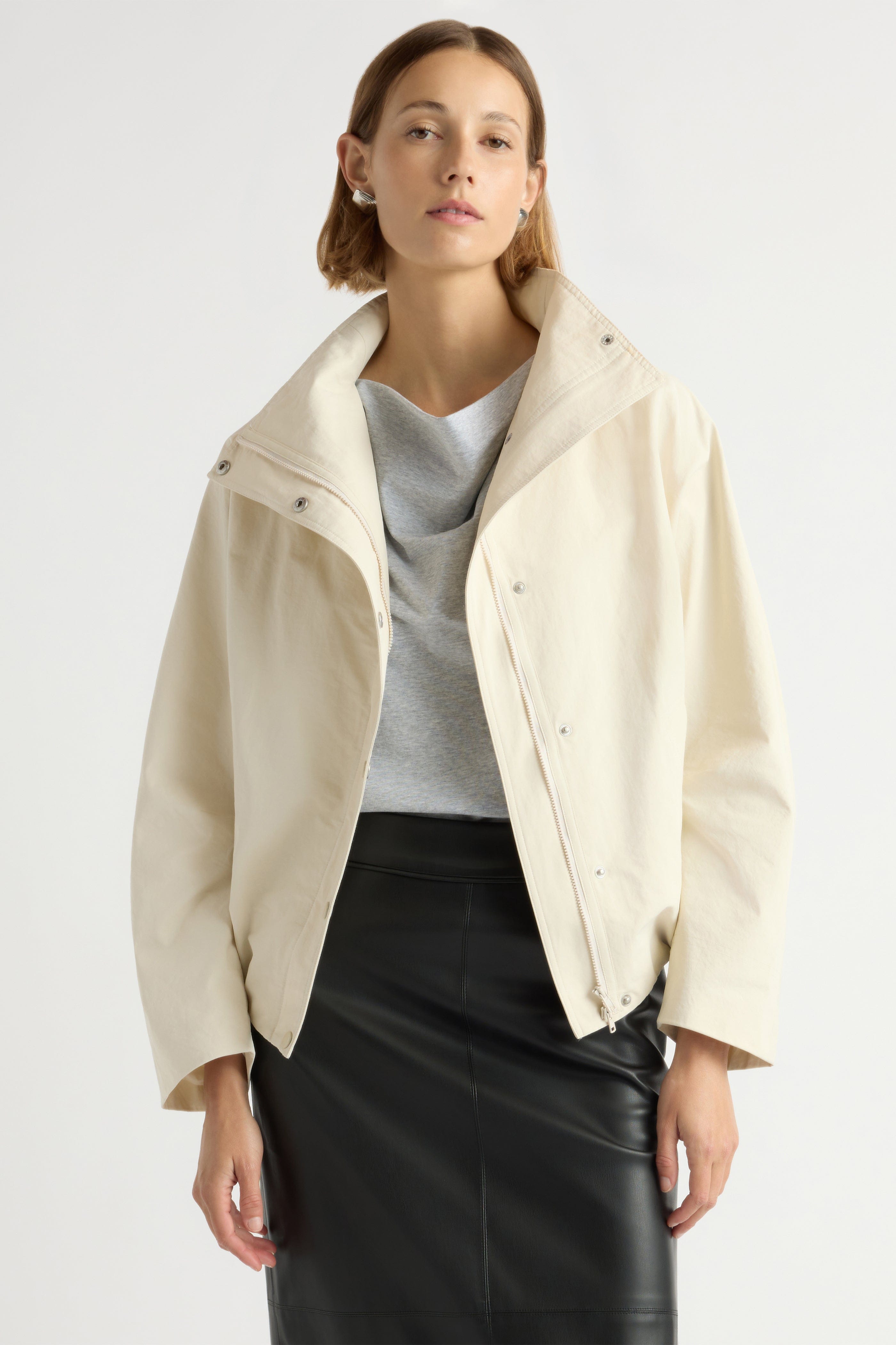 Padma Two-Way Zip Collared Jacket