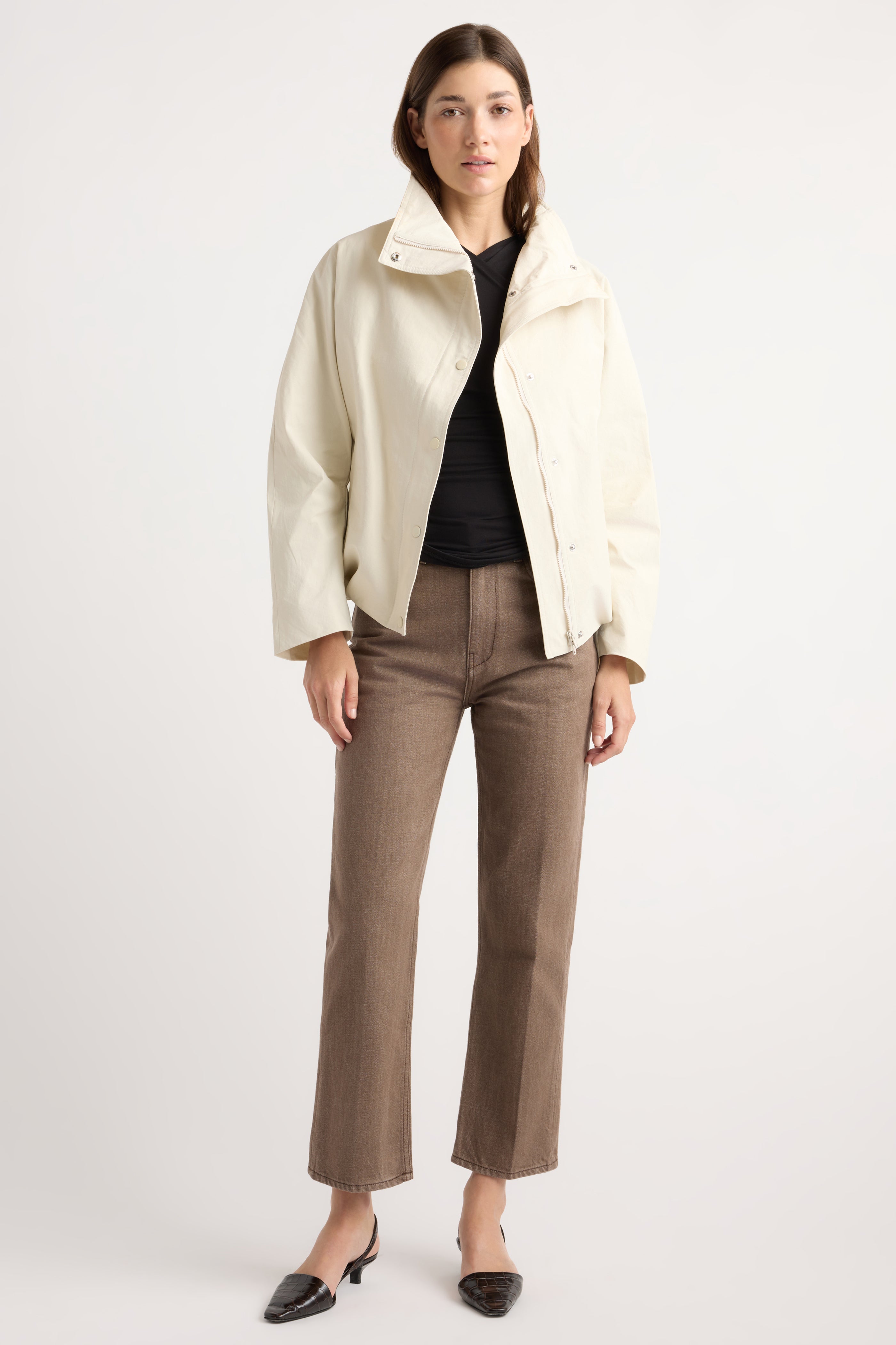 Padma Two-Way Zip Collared Jacket