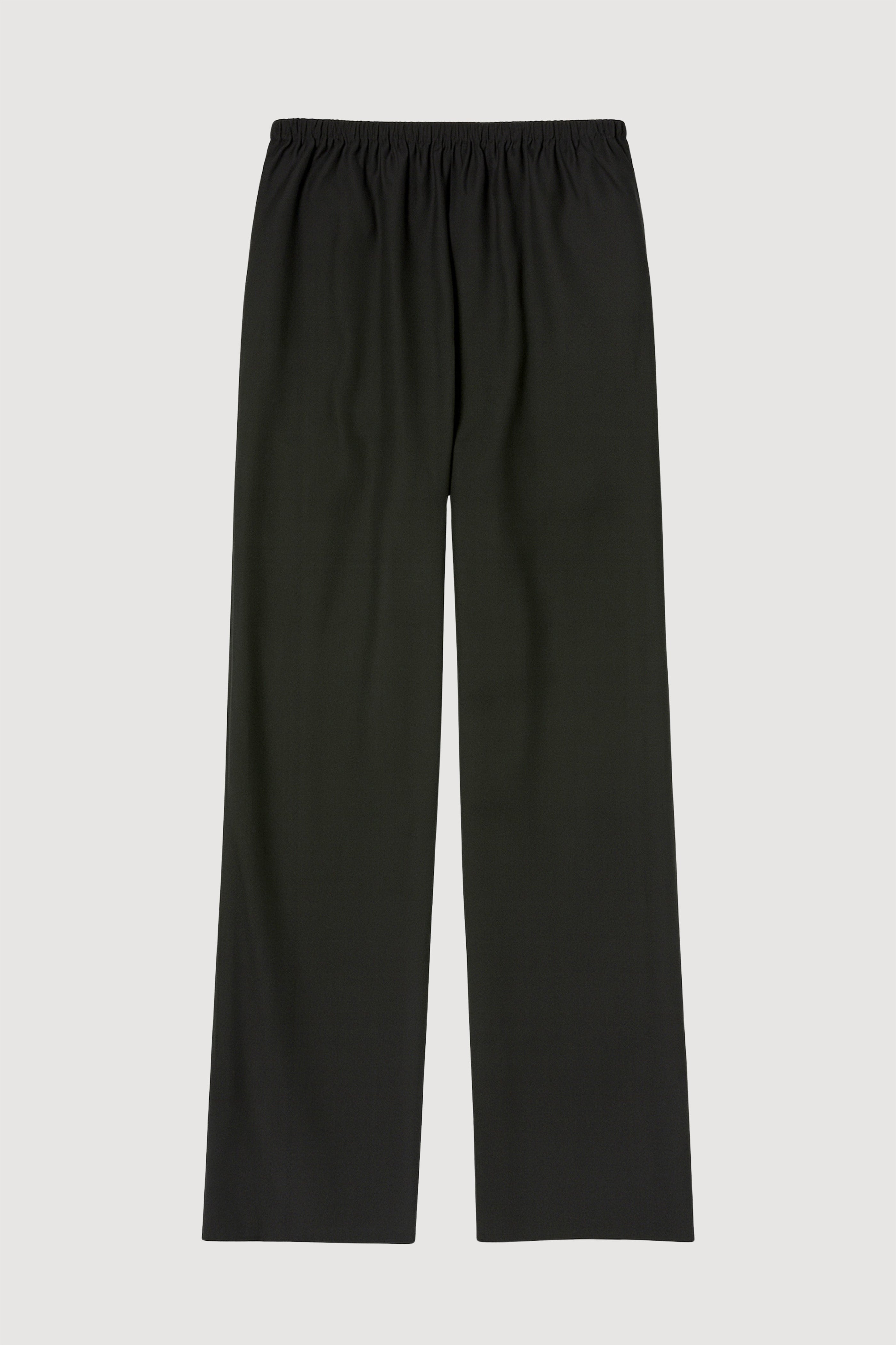 Parmer Wool-Blend Stretch-Waist Pant