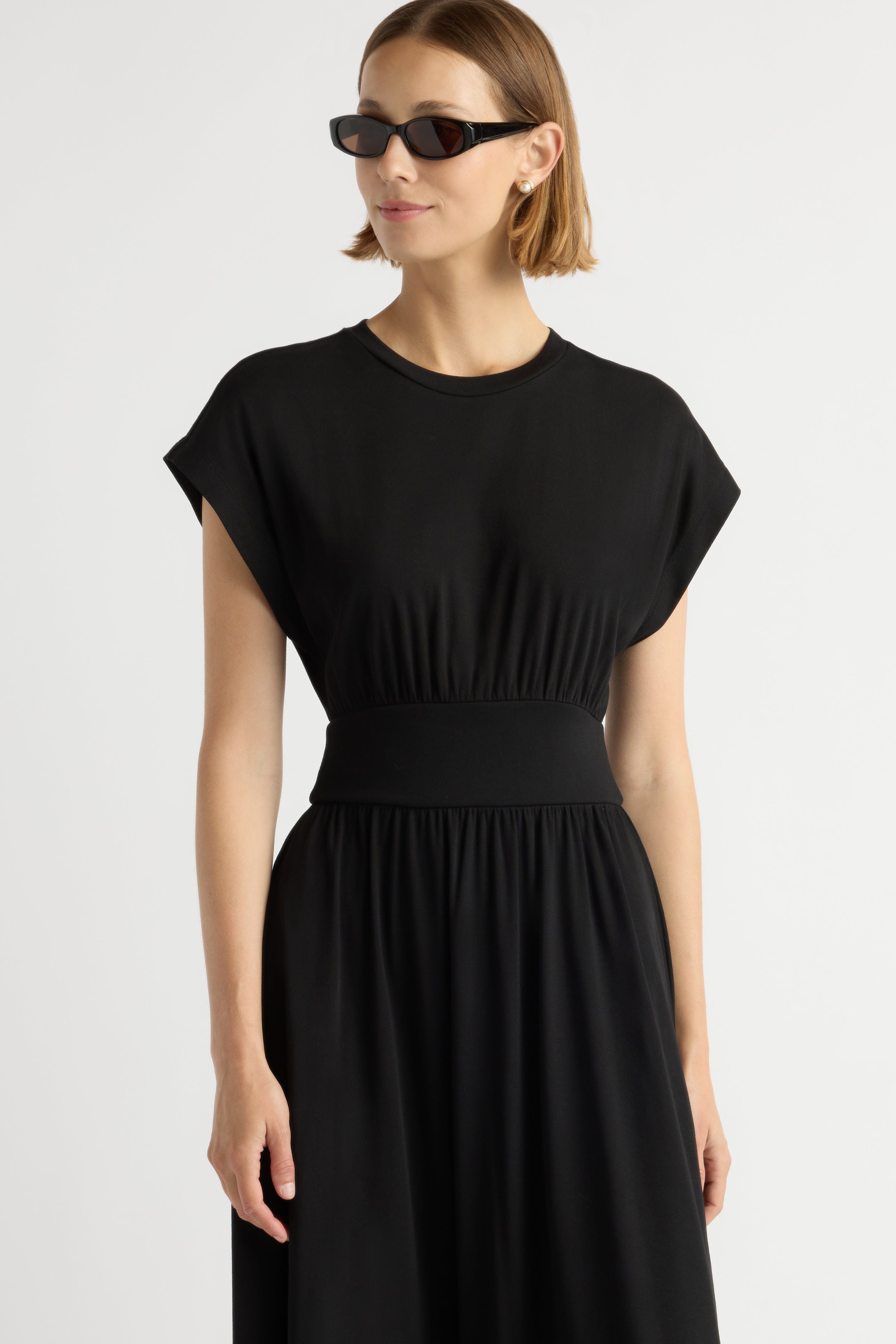 Prima Jersey Midi Dress at Modern Citizen | Casual Dresses