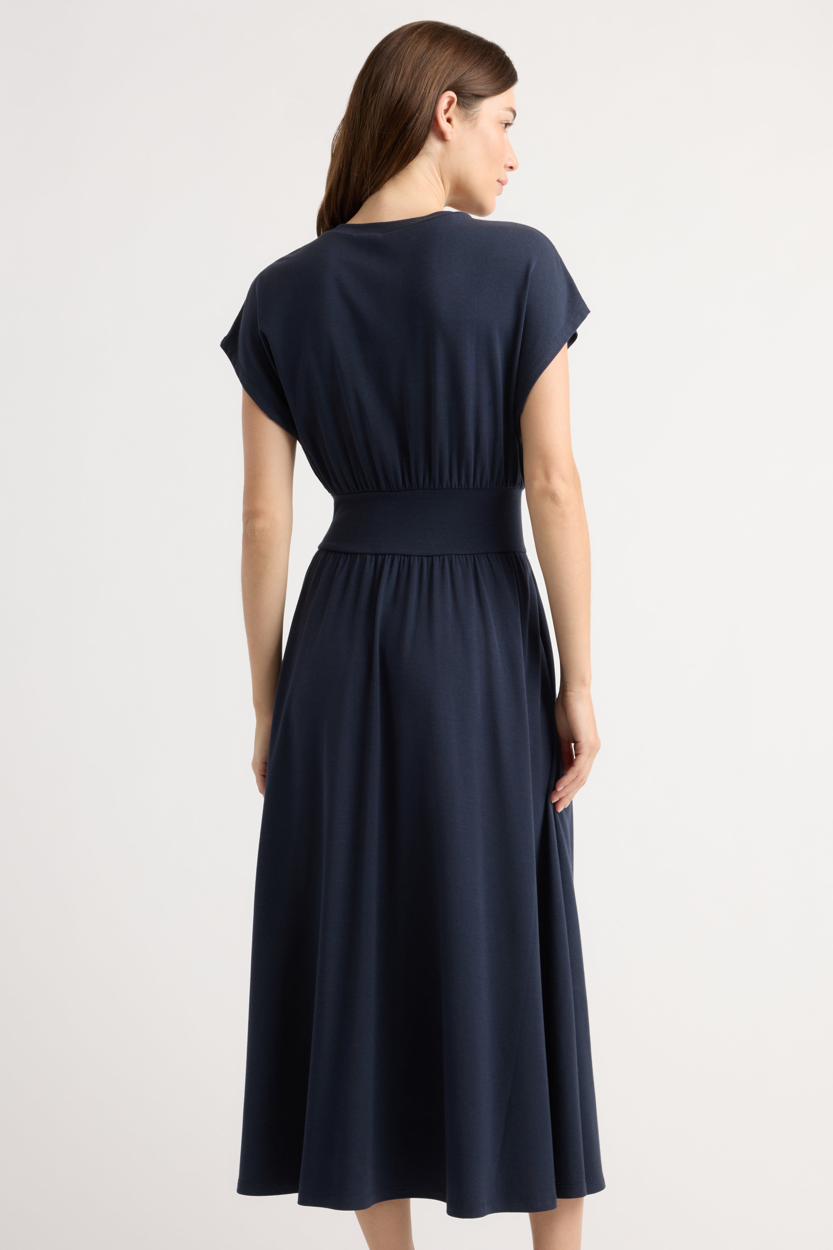 Prima Jersey Midi Dress Navy / Regular / S