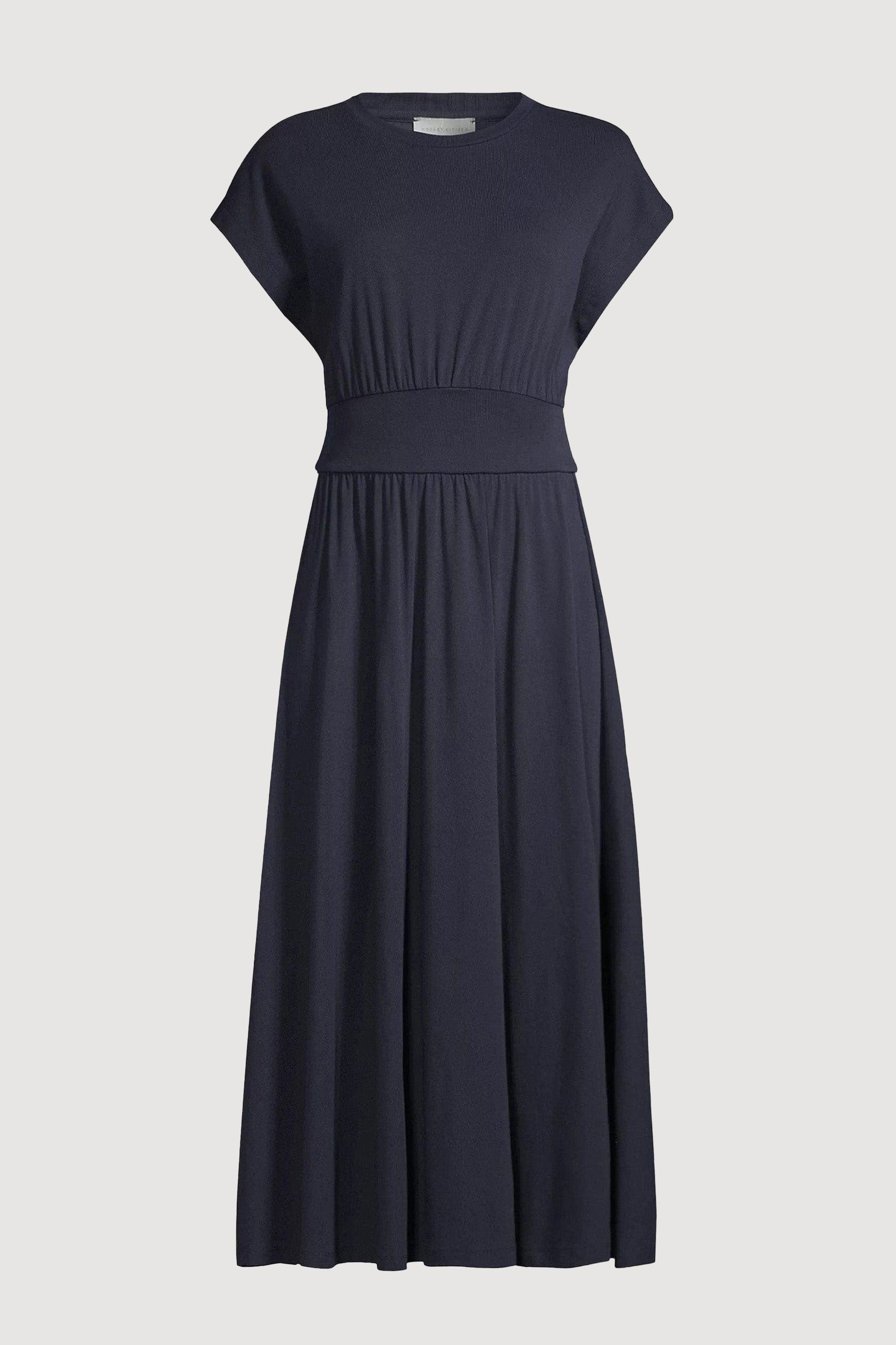 Prima Jersey Midi Dress Navy / Regular / XS Prima Jersey Midi Dress Navy / Regular / XS