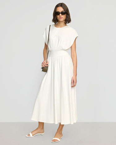 Olivia | Prima Jersey Midi Dress in Size Extra Small
