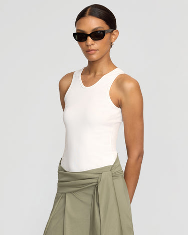Vanessa | Prithi Scoop-Neck Tank in Size Small