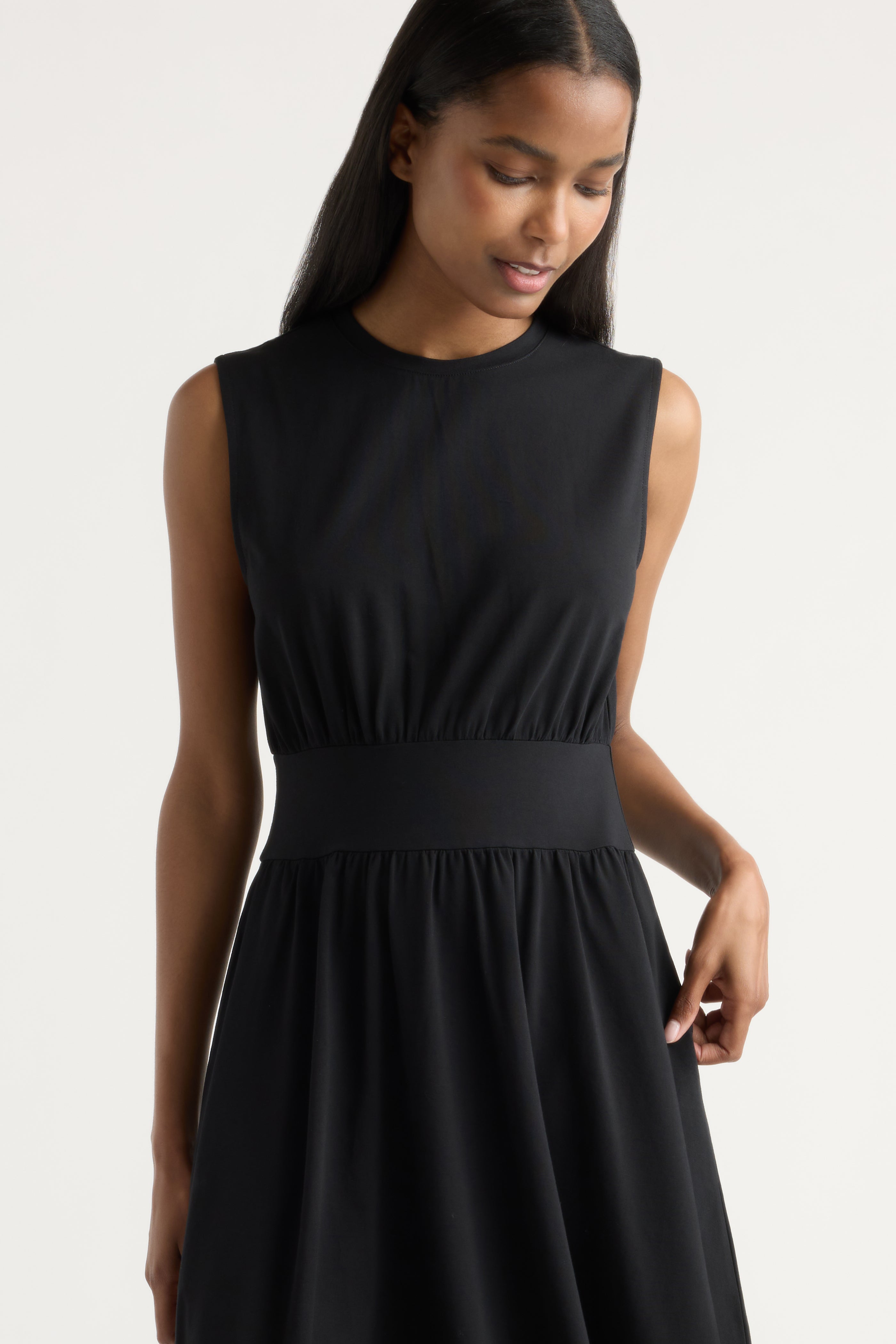 Prynn Sleeveless Jersey Dress Black / S