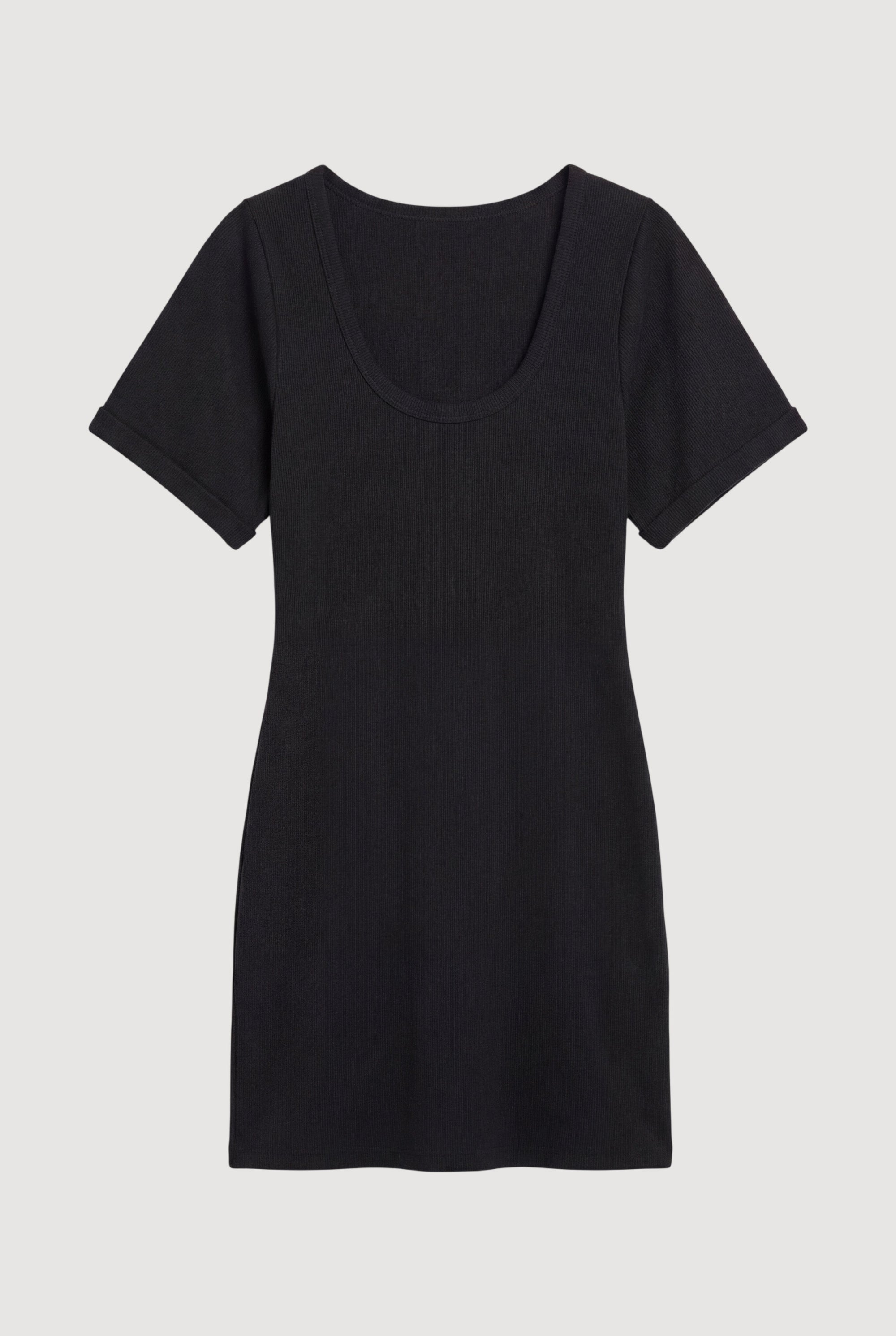 scoop neckline dress Rae Sculpted Scoop-Neck Mini Dress