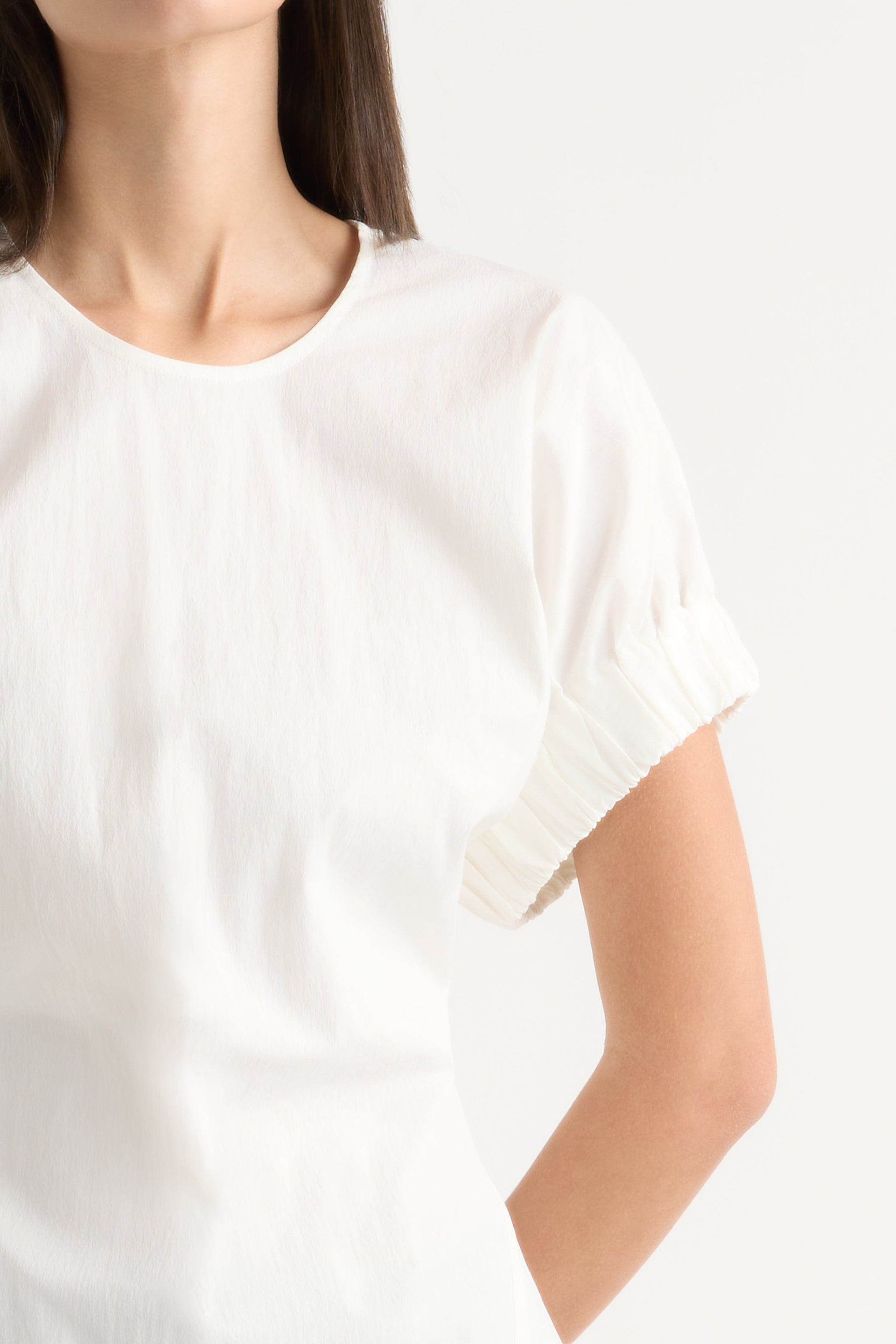 Roxanne Elasticated-Sleeve Blouse