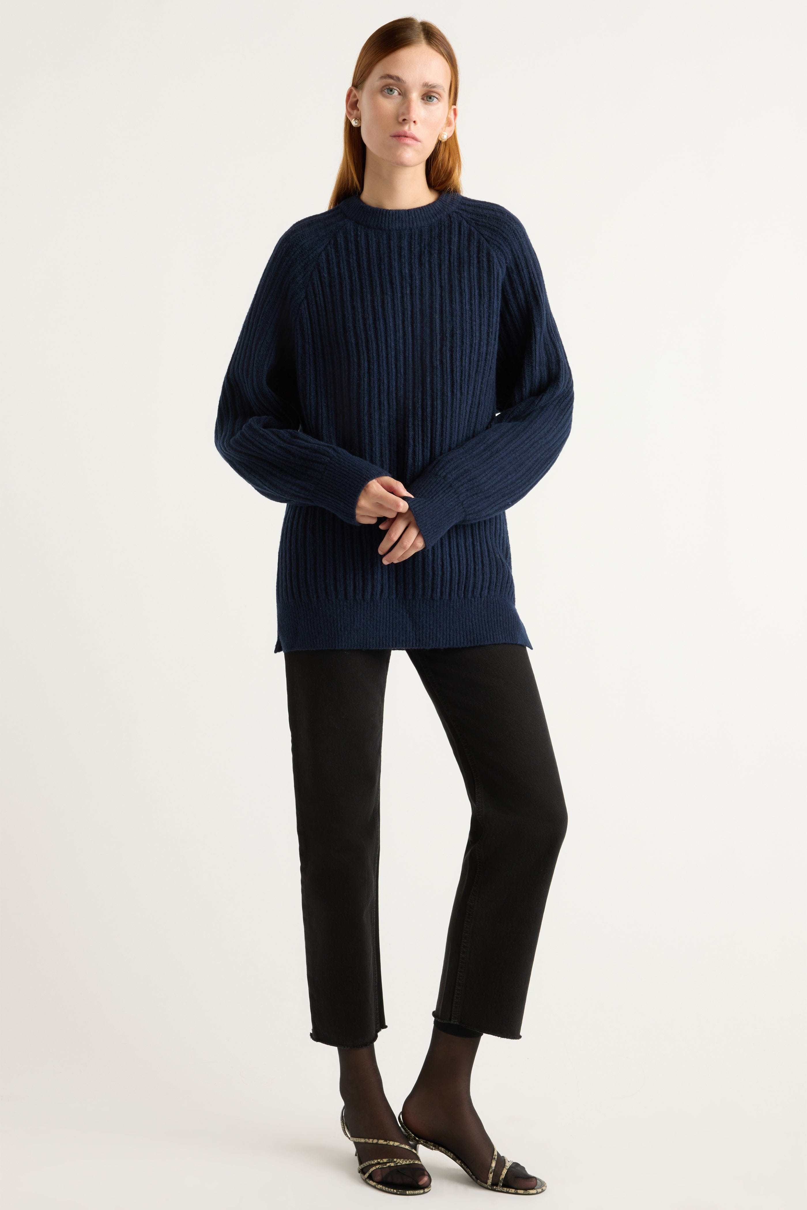 Roylene Ribbed Boyfriend Sweater