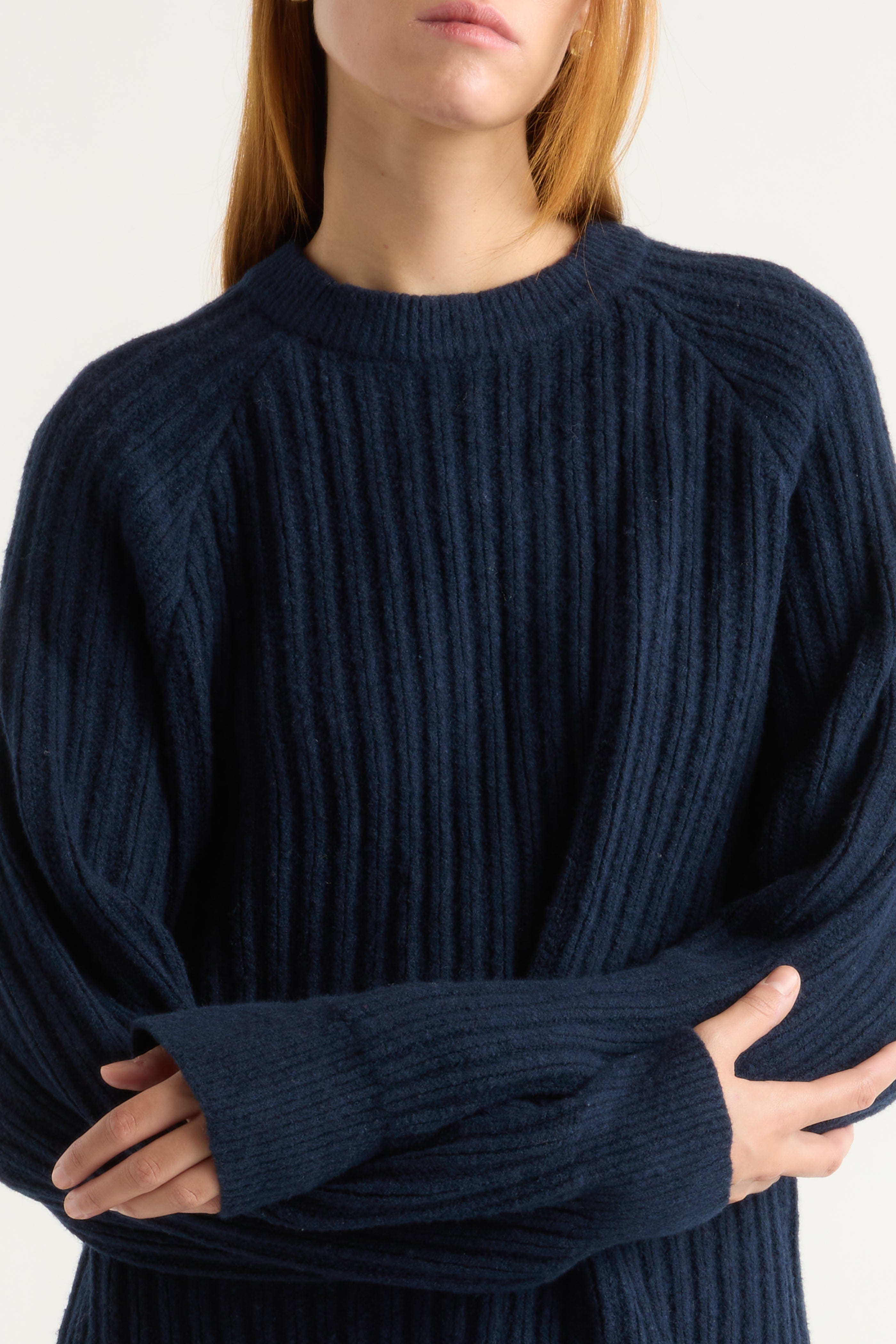Roylene Ribbed Boyfriend Sweater