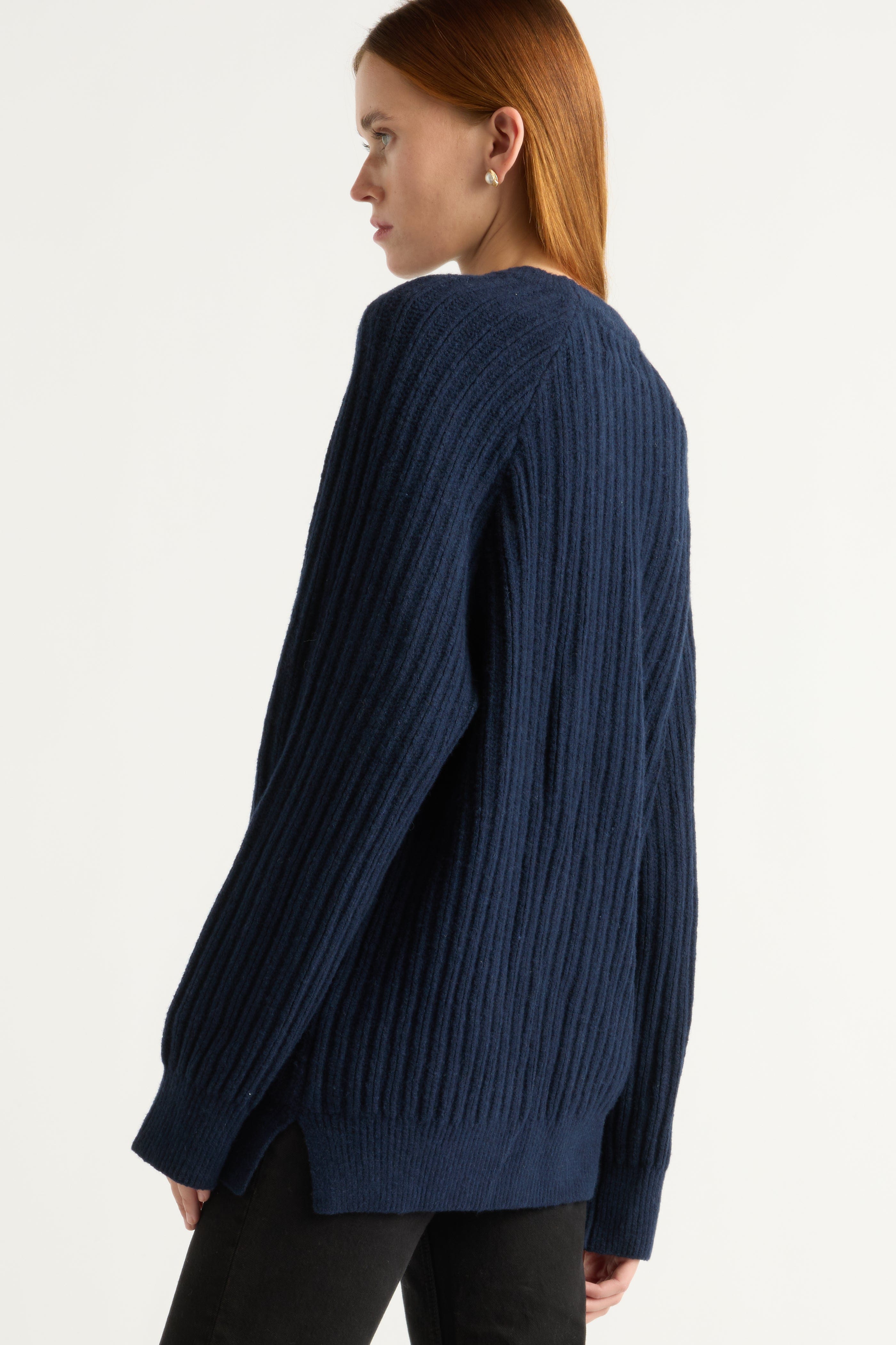 Roylene Ribbed Boyfriend Sweater