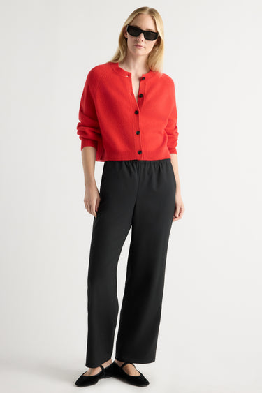 Riley | Ryder Wool-Blend Stretch-Waist Pant in Size Small