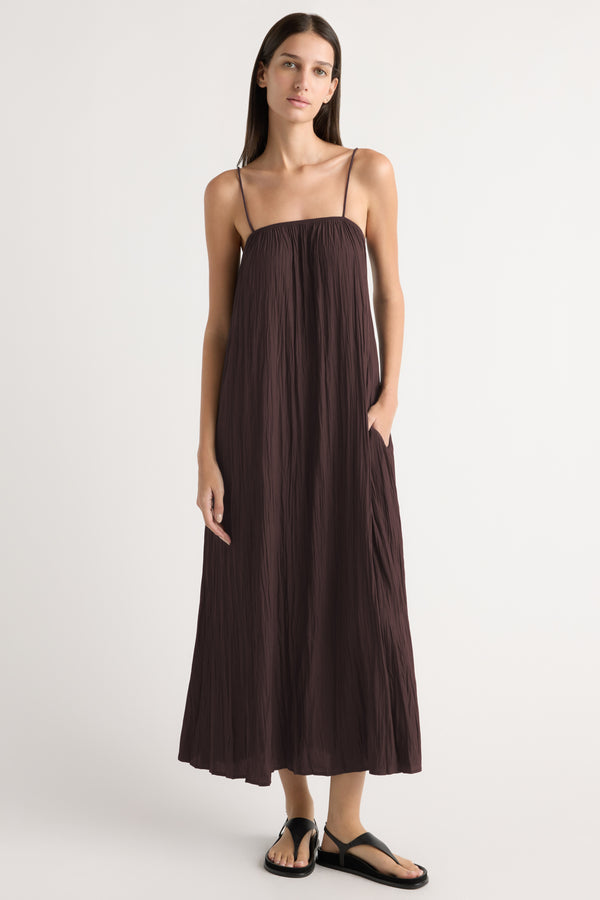 knee length dresses for ladies Solange Midi Dress, Pop main image 0