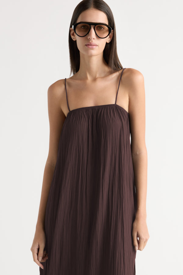 Solange Crinkled Maxi Dress