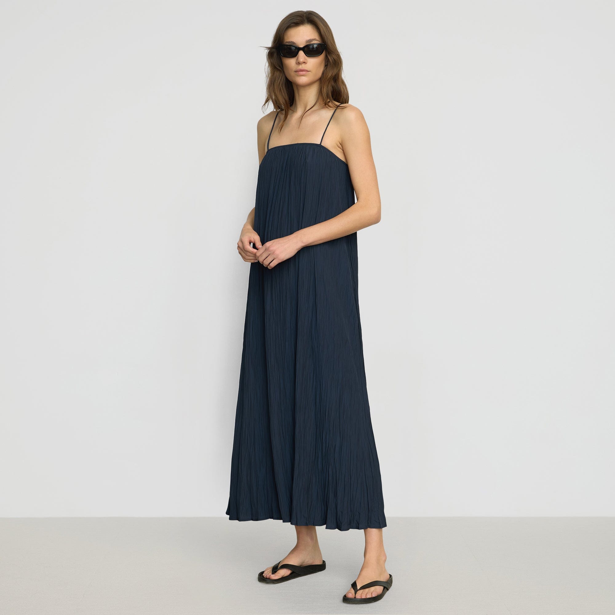 Solange Crinkled Maxi Dress