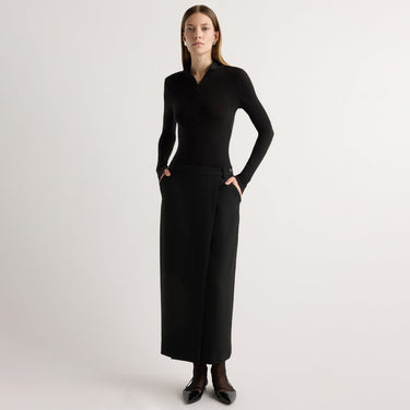 Marije | Spencer Wrap Maxi Skirt in Size Small