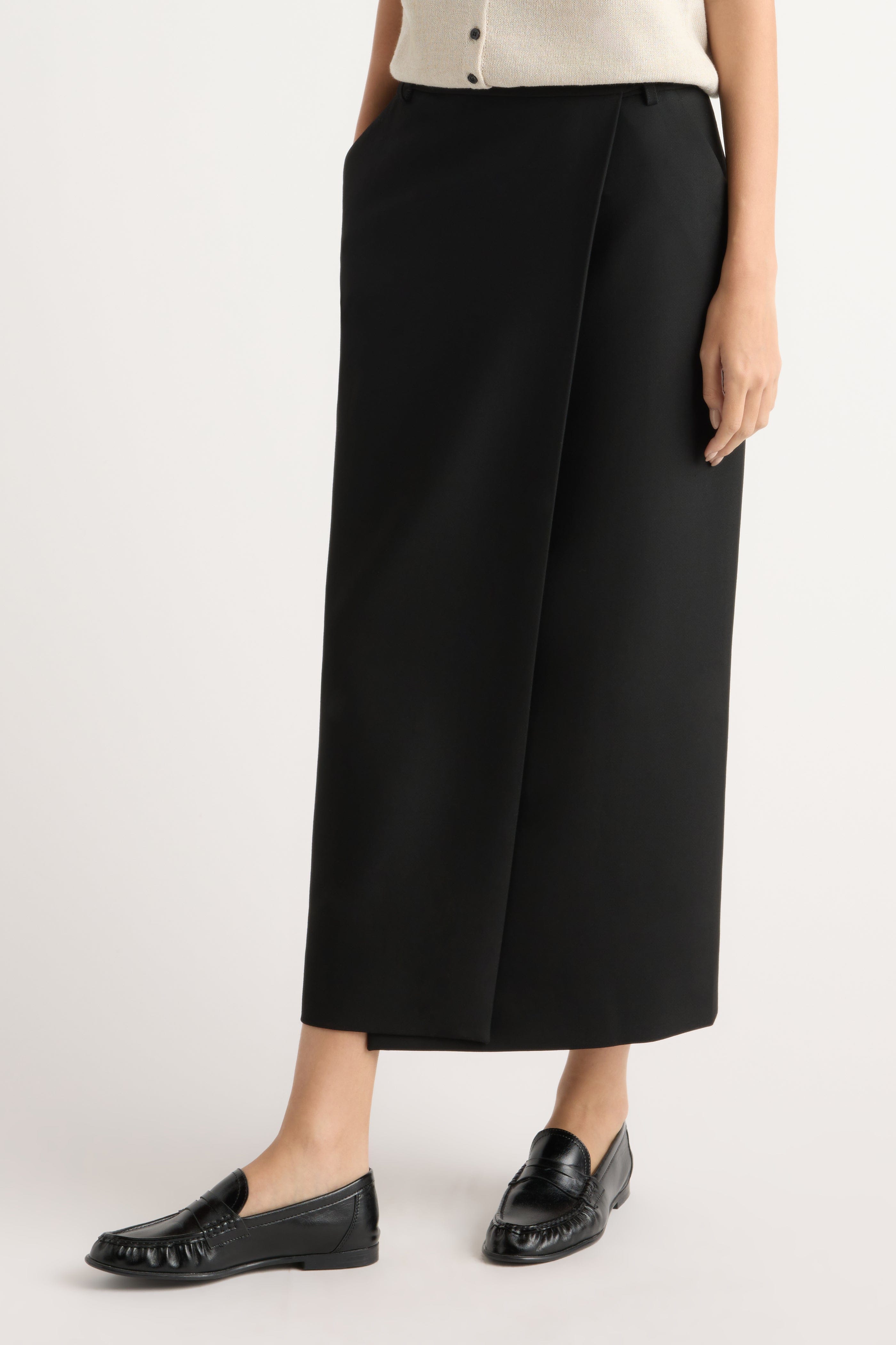 Spencer Suiting Wrap Maxi Skirt