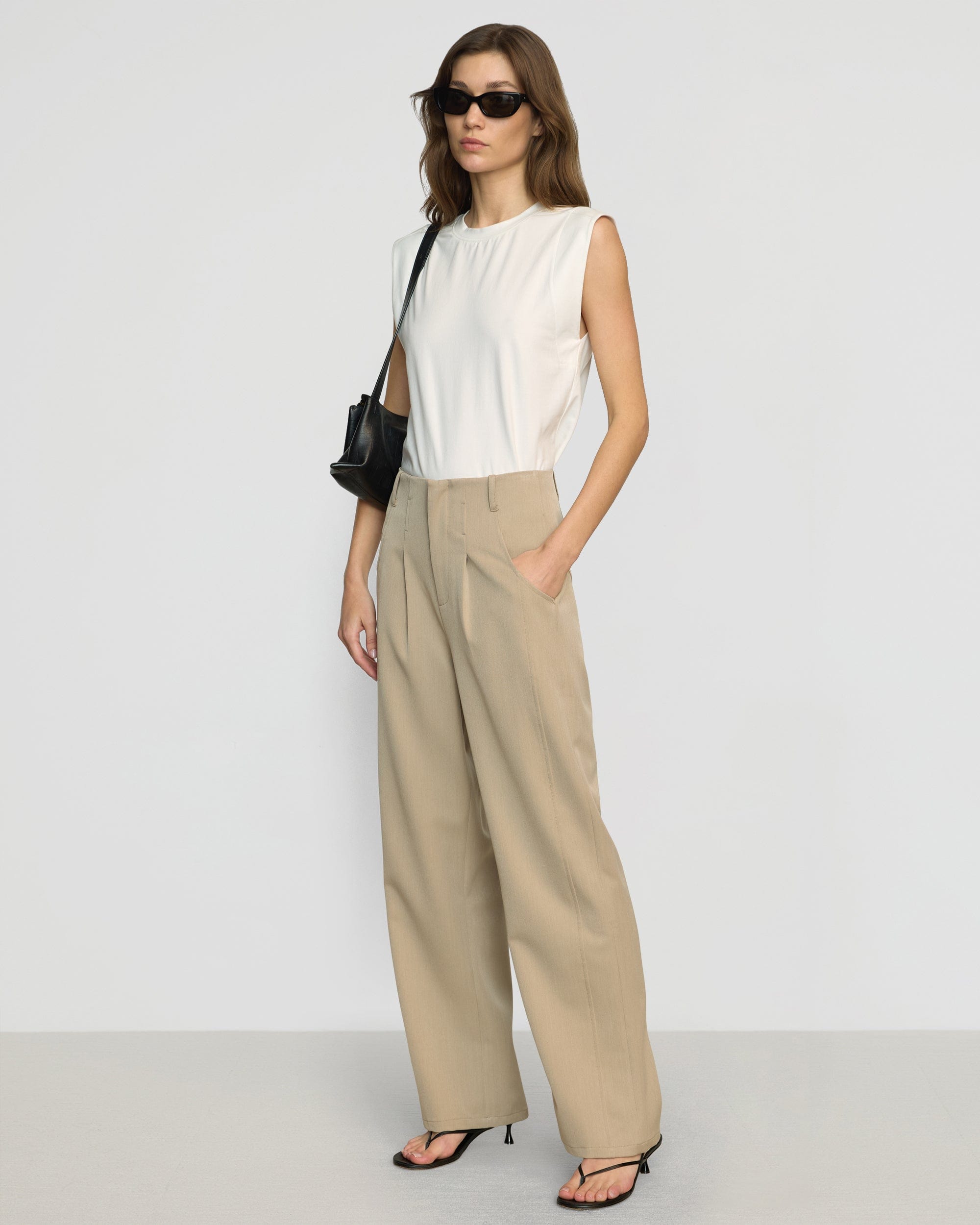 【美品】SUNSEA SNM4 WIDE STRAIGHT PANTS suni-tailored-straight-leg-