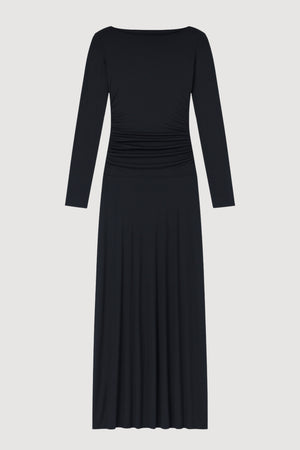 Tamryn Ruched Drop-Waist Dress