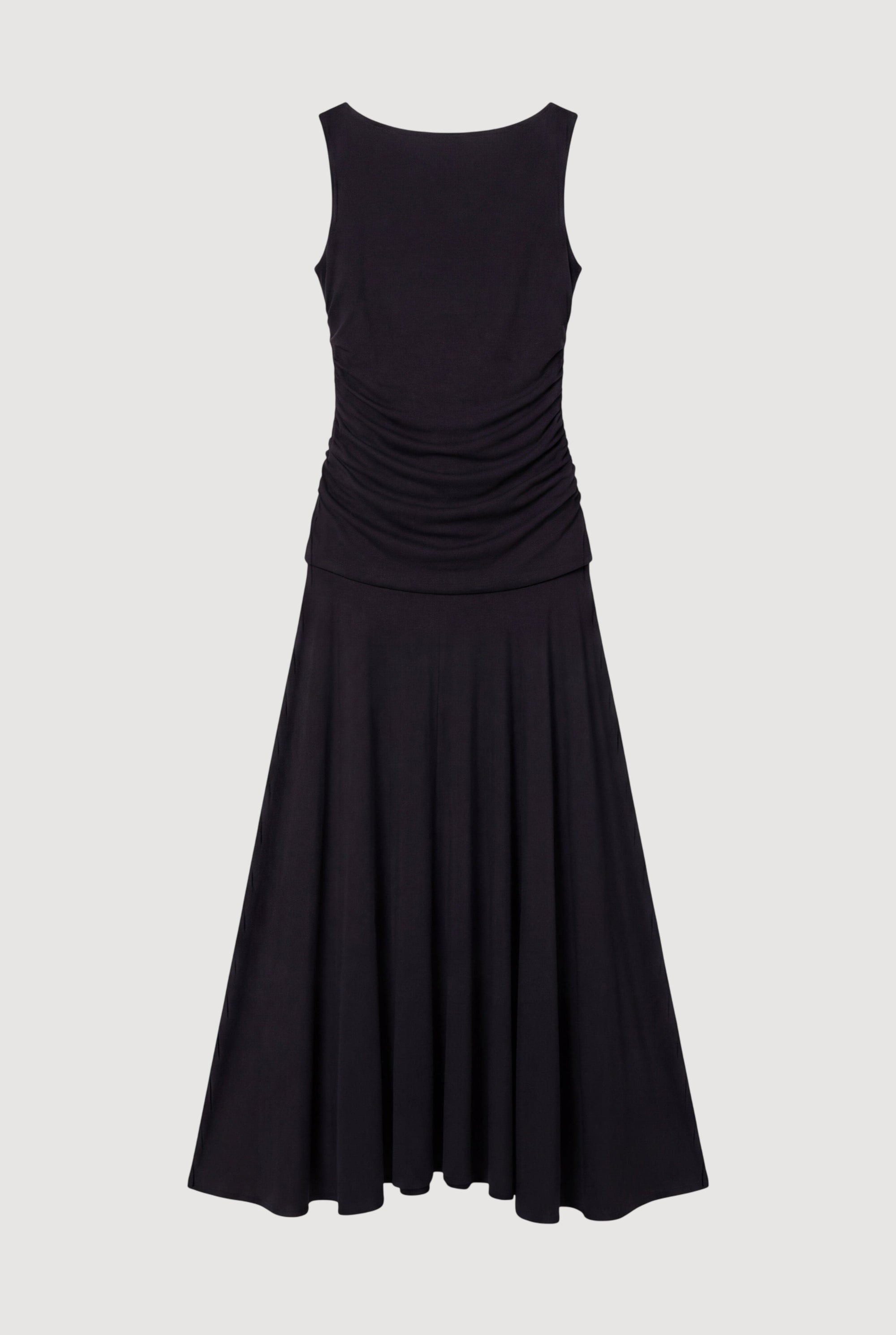 Tamsin Ruched Drop-Waist Maxi Dress Tamsin Ruched Drop-Waist Maxi Dress