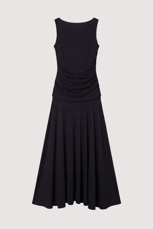 Tamryn Ruched Drop-Waist Dress Tamryn Ruched Drop-Waist Dress