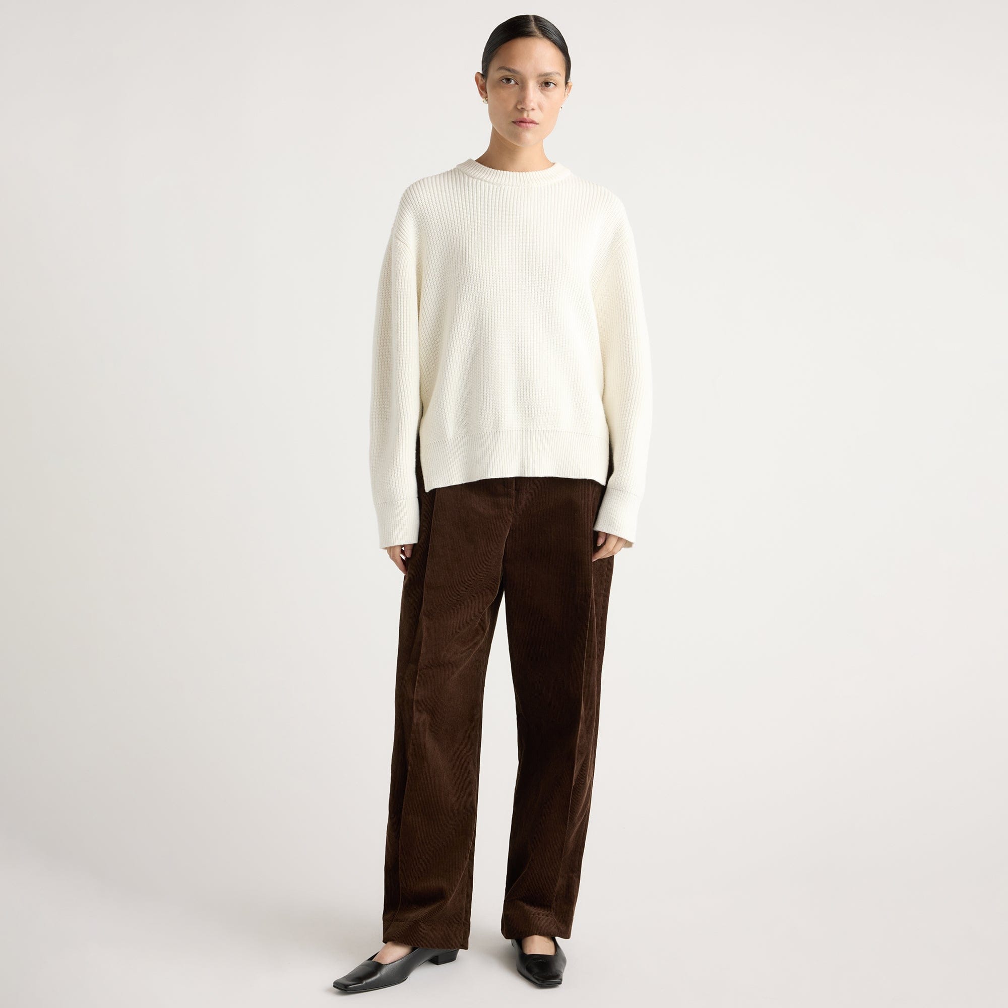 Tate Organic Cotton Side-Zip Sweater