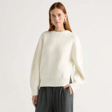 Kelsey | Tate Organic Cotton Side-Zip Sweater in Size Small