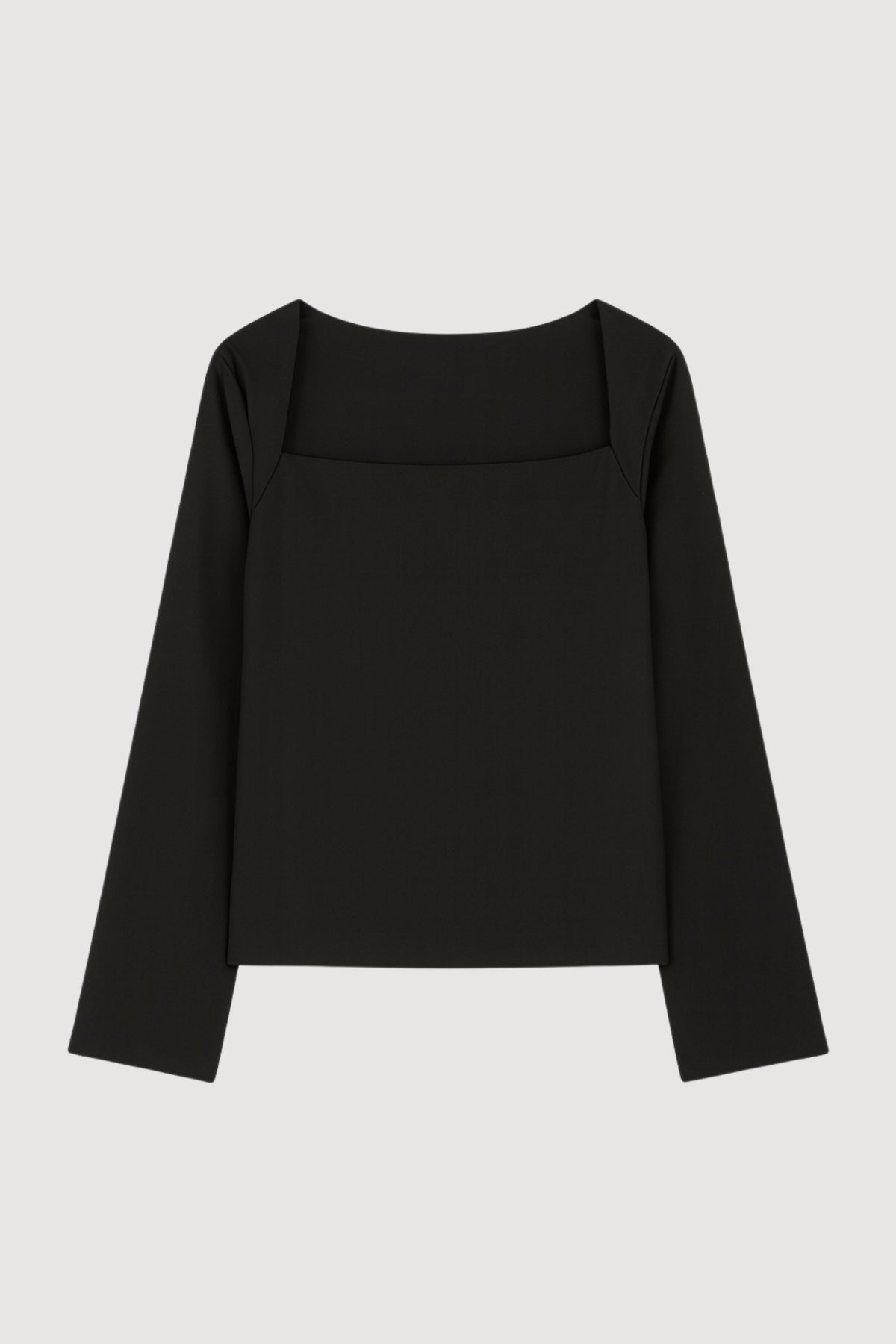 Tatiana Wide-Neck Flare-Sleeve Blouse