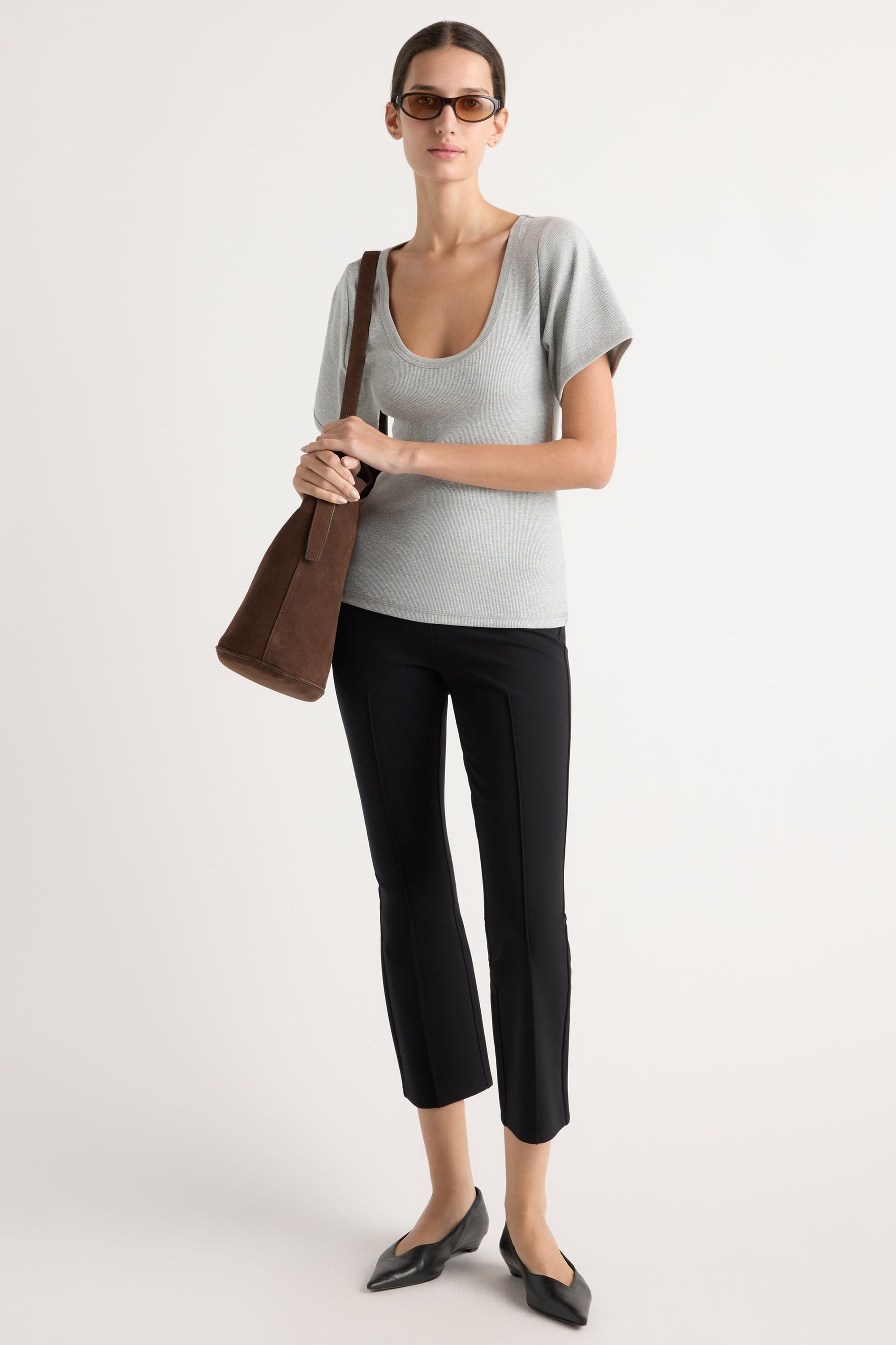 Tez Kick-Flare Ponte Stretch Pant Black / XL