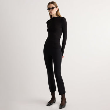 Marije | Tez Kick-Flare Ponte Stretch Pant in Size Small
