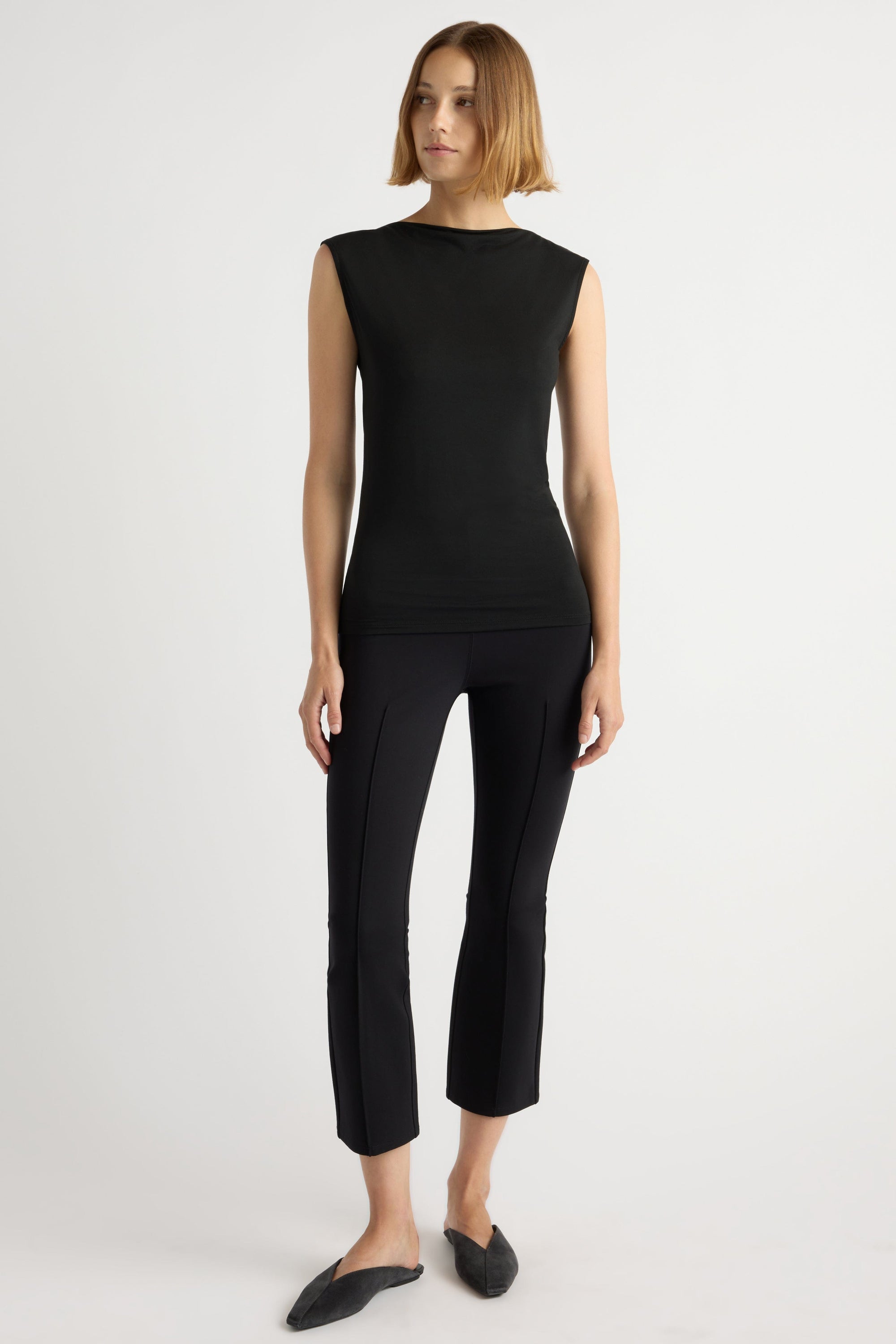 Tez Kick-Flare Ponte Stretch Pant Black / XL