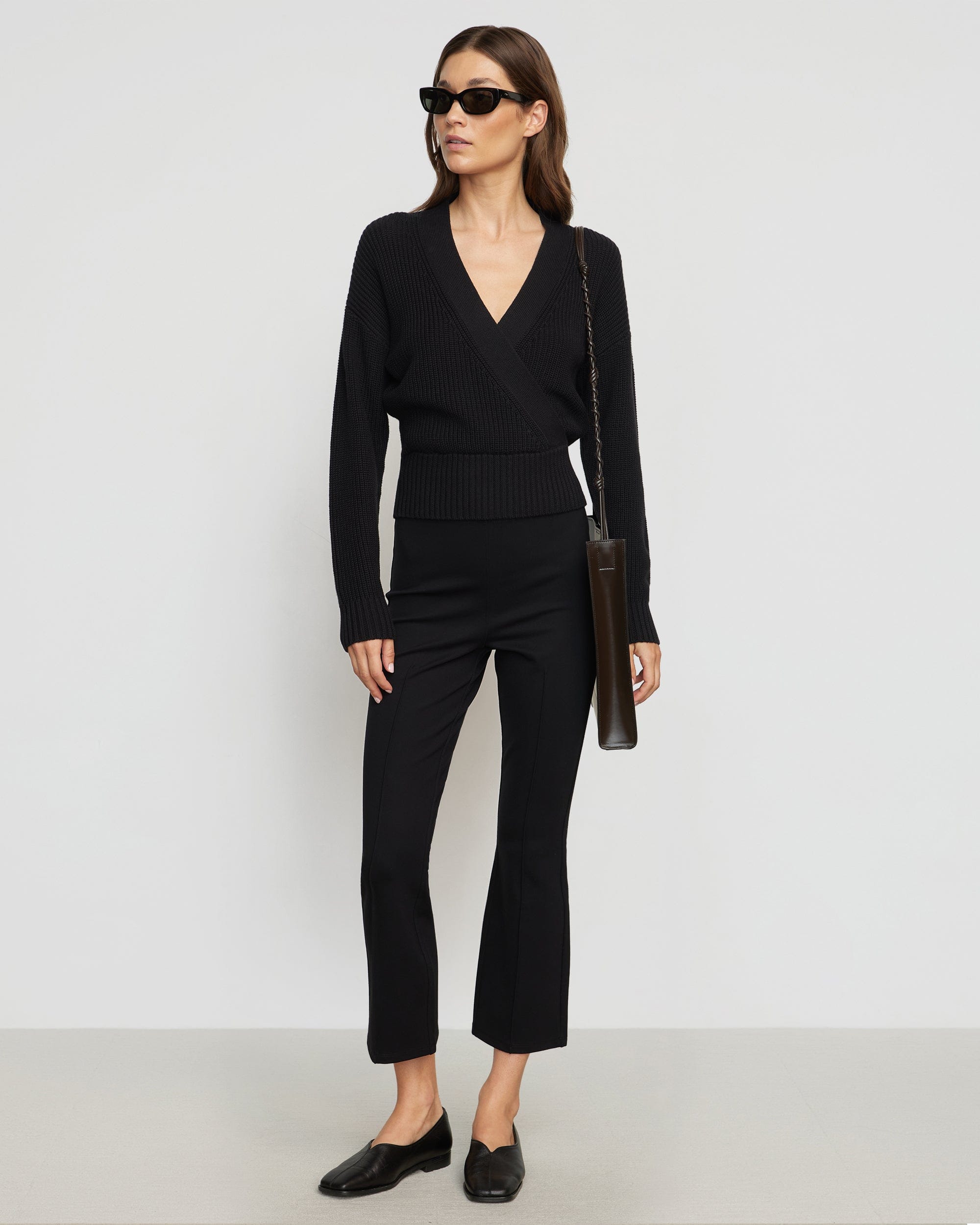Tez Kick-Flare Ponte Stretch Pant